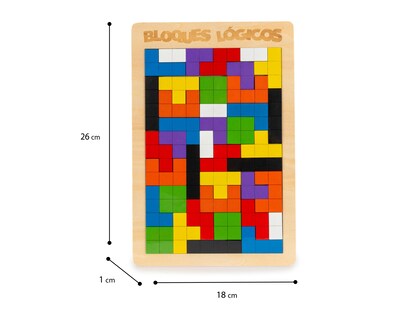 Foto 3 | Rompecabezas de Madera Educactivity Bloques Lógicos