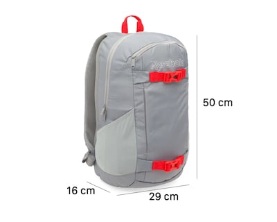 Foto 7 | Mochila Escolar Reebok Gris