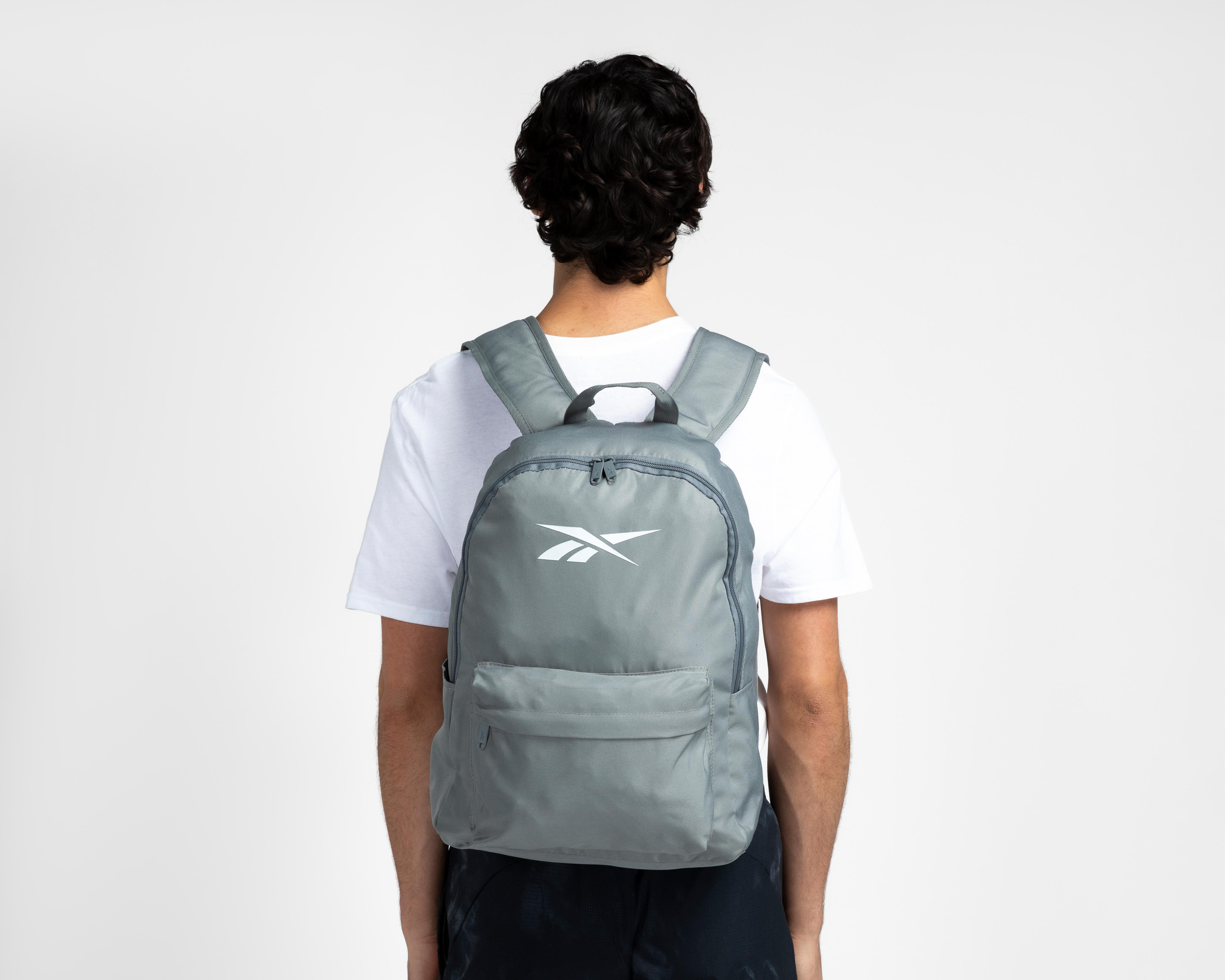 Foto 9 pulgar | Mochila Reebok Gris