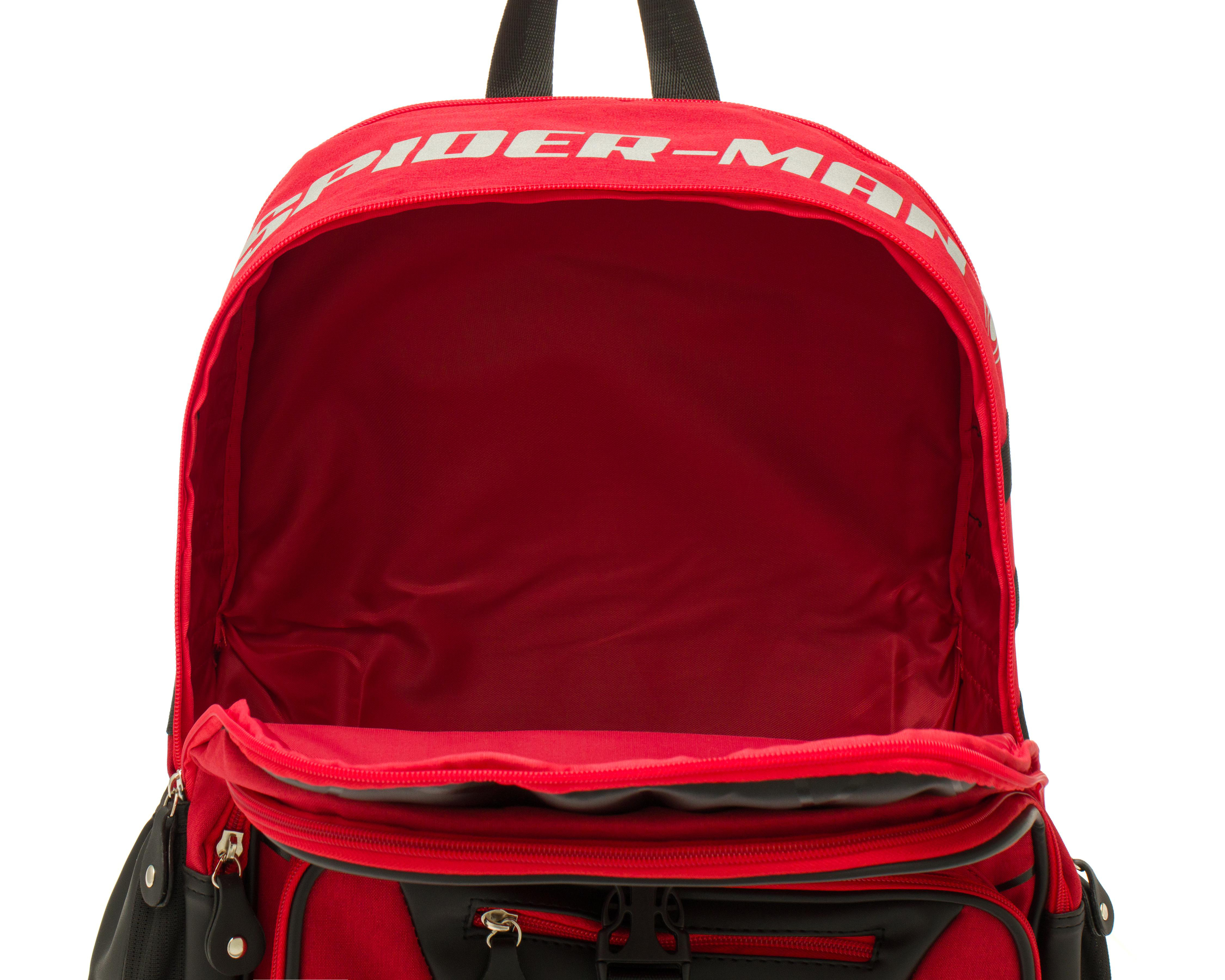 Foto 7 pulgar | Mochila Escolar Marvel Spider-Man Roja