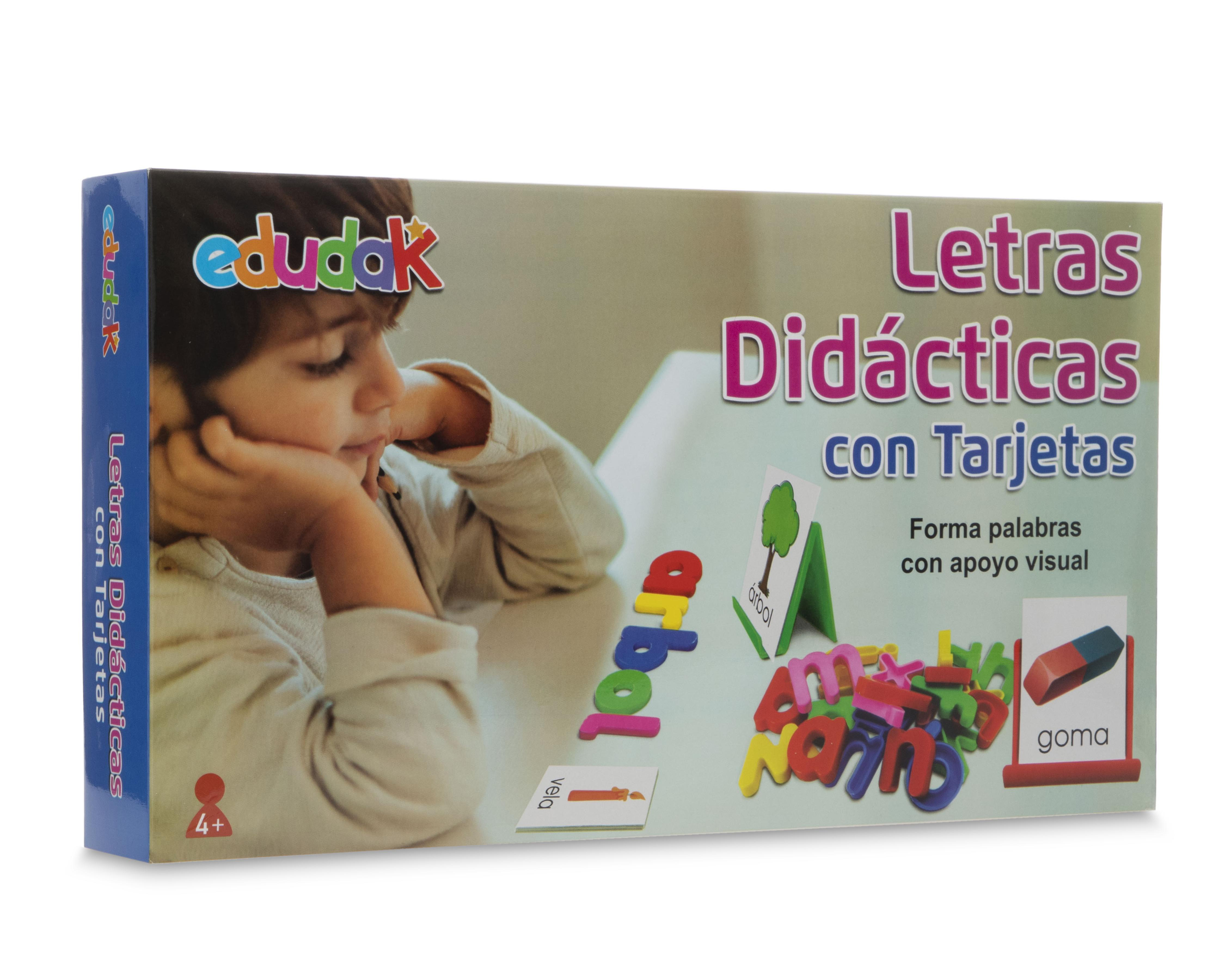 Foto 2 pulgar | Letras Didácticas con Tarjetas Edudak
