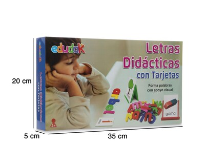 Foto 4 | Letras Didácticas con Tarjetas Edudak