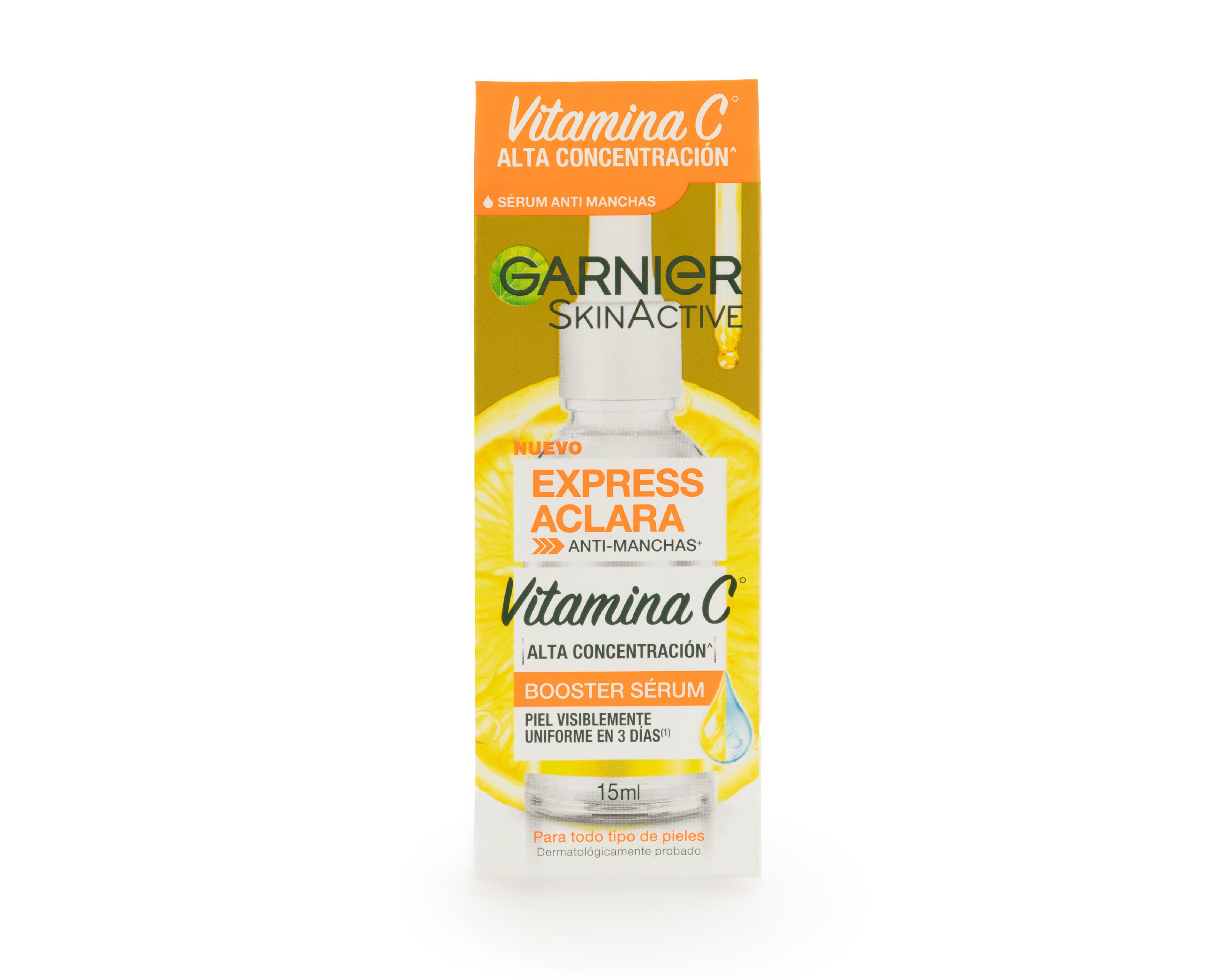 Foto 2 pulgar | Sérum Antimanchas Garnier Skin Active Express Aclara 15 ml