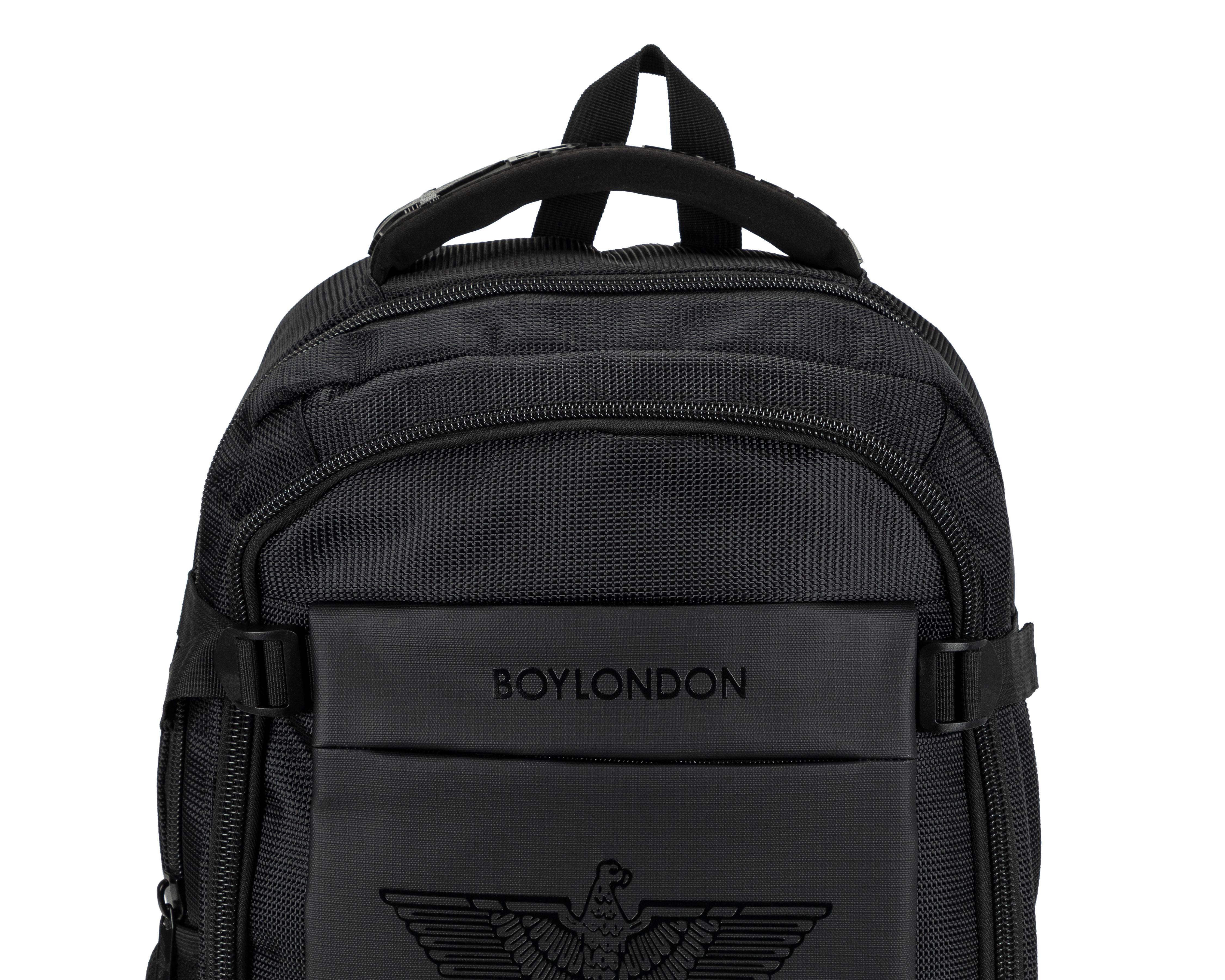 Foto 6 pulgar | Mochila Boy London MF-25-18 Negra