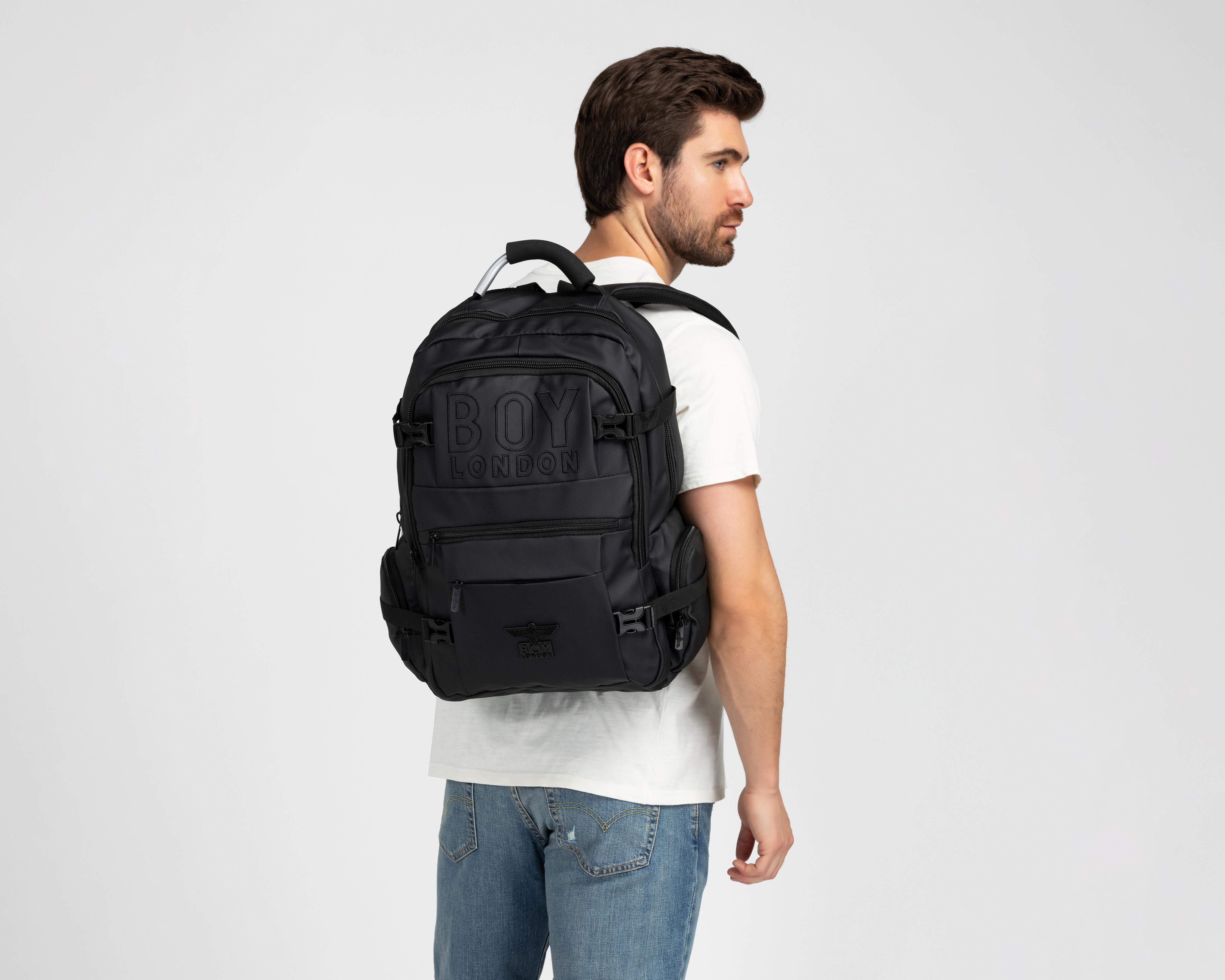 Foto 9 pulgar | Mochila Boy London Negra