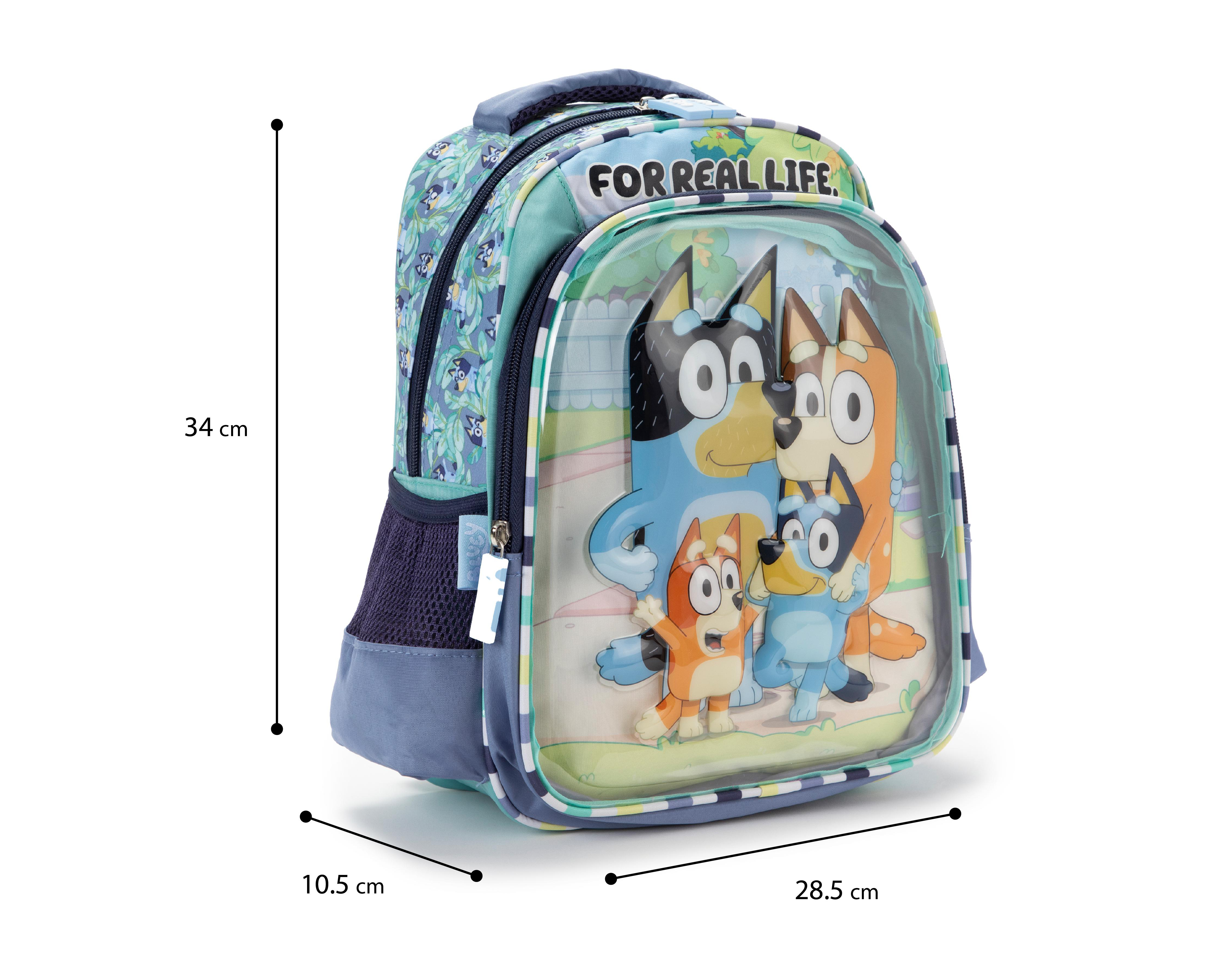 Foto 8 pulgar | Mochila Escolar Bluey Multicolor