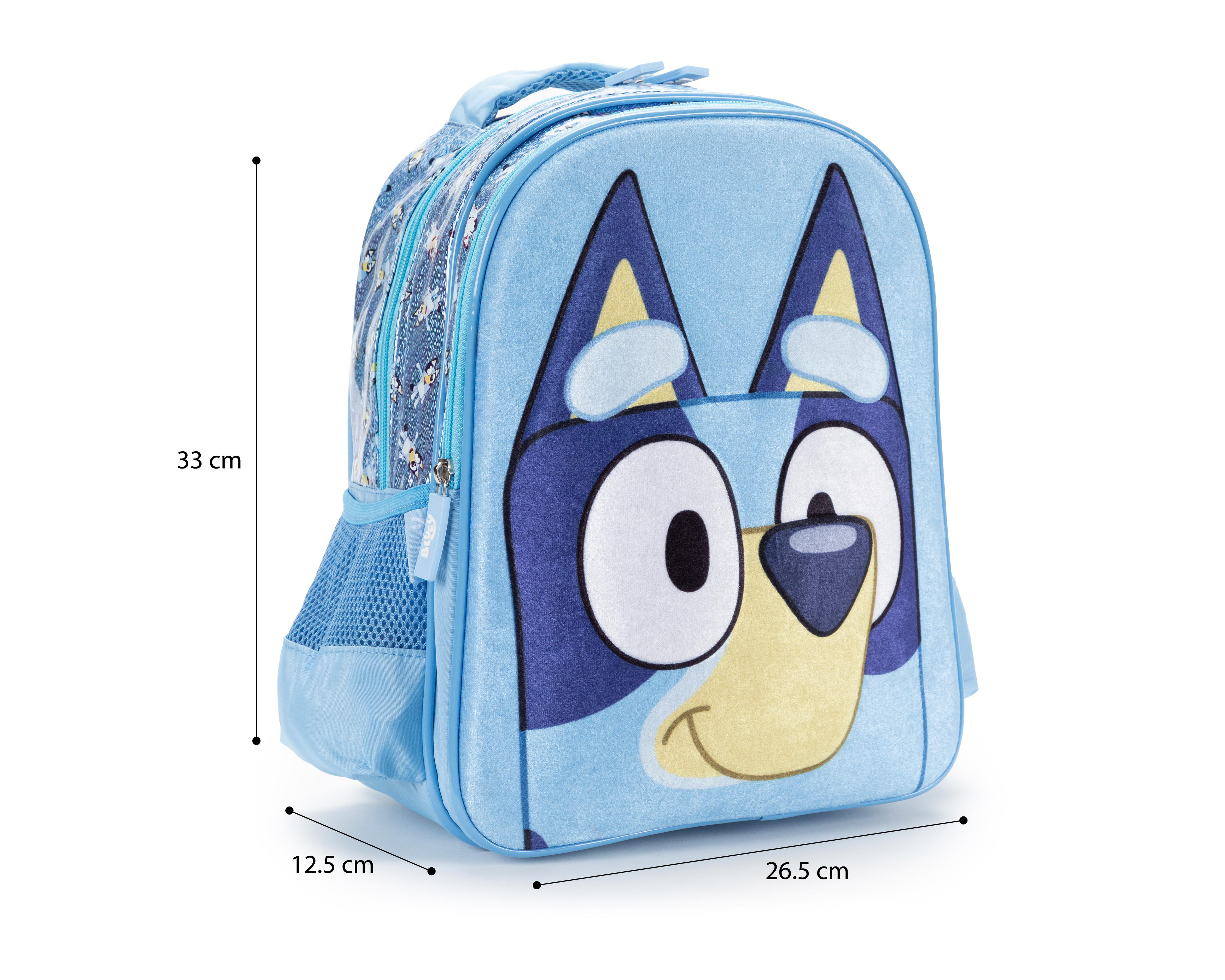 Foto 8 pulgar | Mochila Escolar Bluey Azul