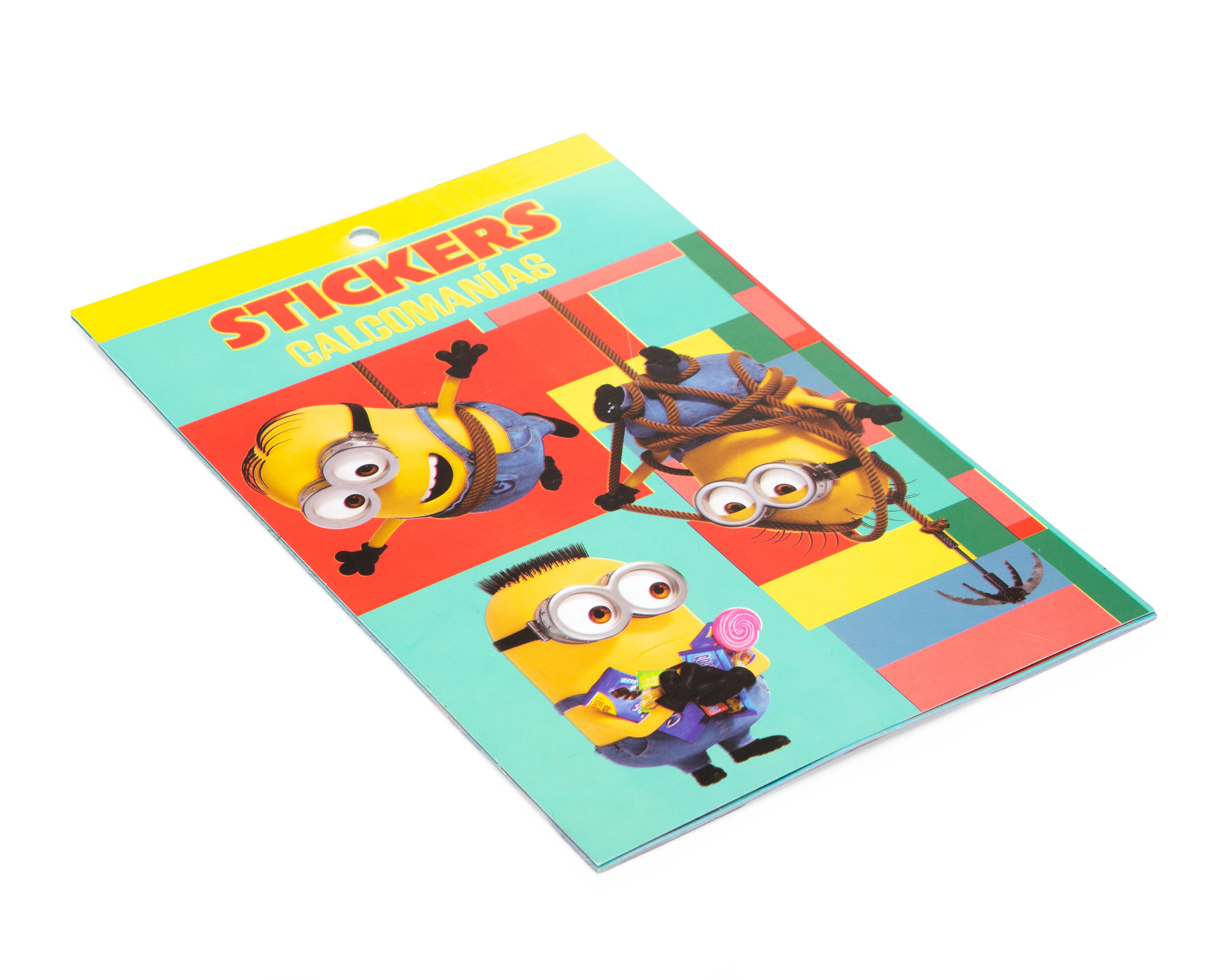 Foto 4 pulgar | Block de Stickers Minions Granmark