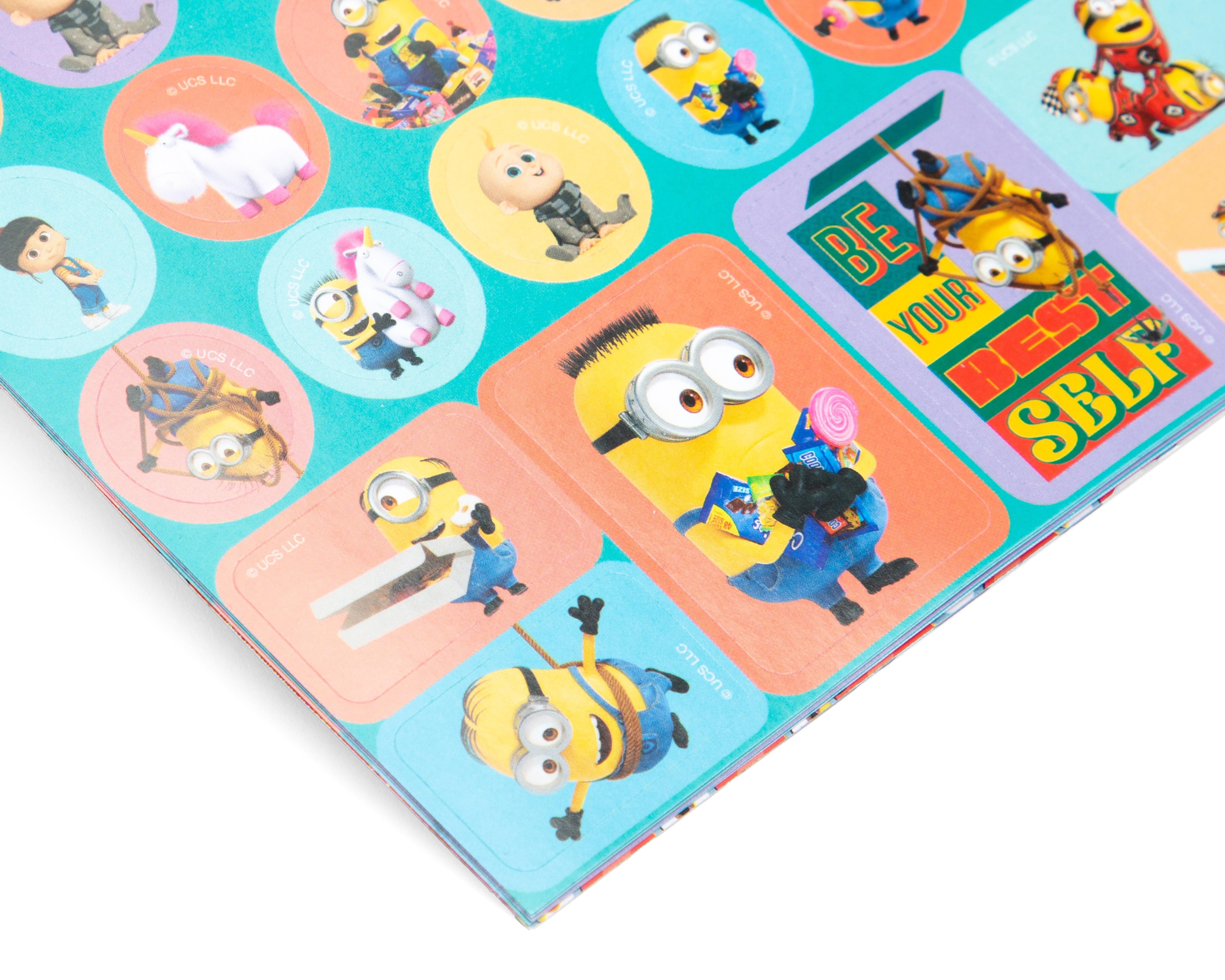 Foto 5 pulgar | Block de Stickers Minions Granmark