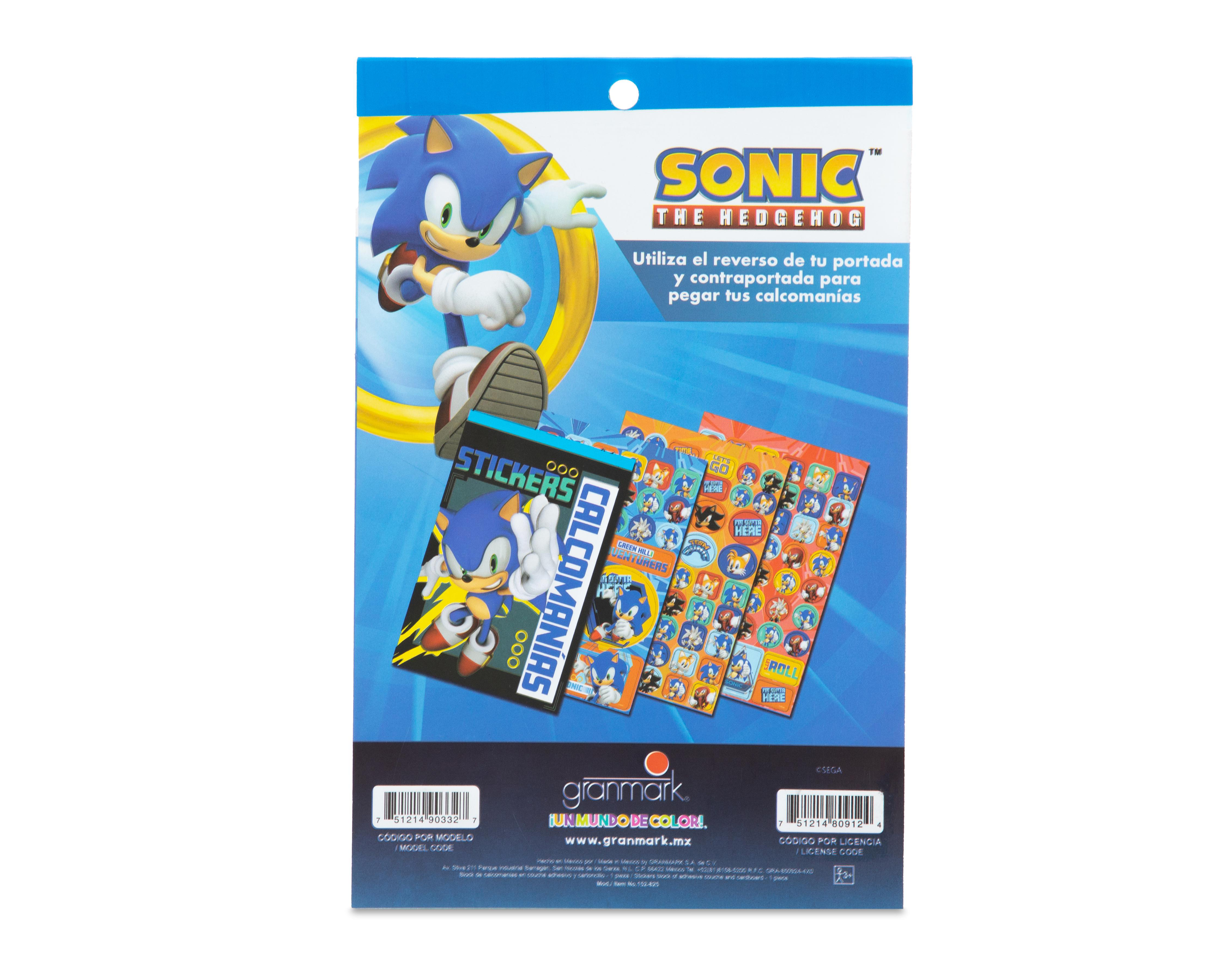 Foto 2 | Block de Stickers Sonic Granmark