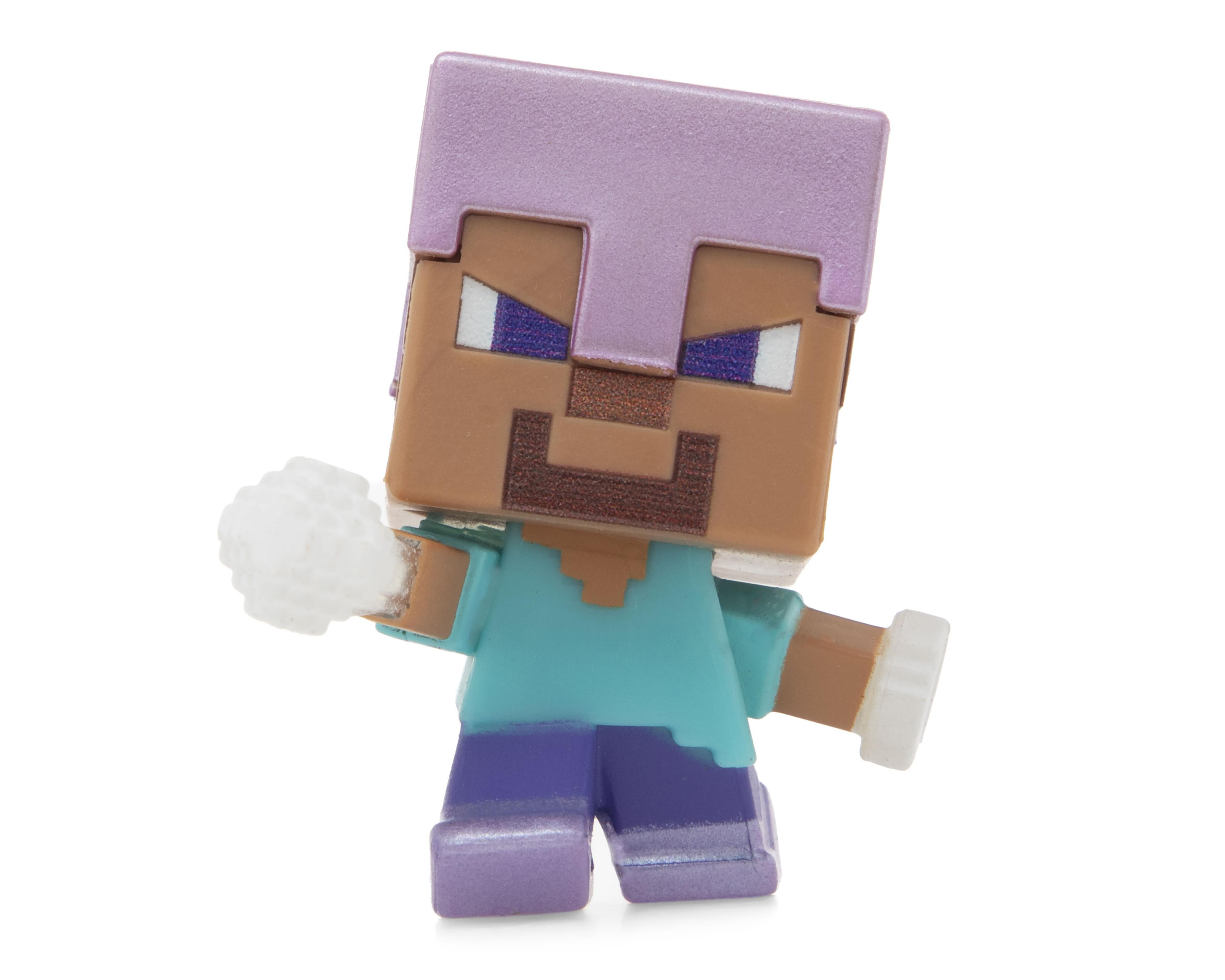 Foto 2 | Figura de Minecraft Vanilla Steve Lanzador Bolas de Nieve