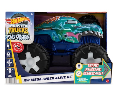 Foto 1 | Carro de Control Remoto Hot Wheels Monster Trucks Power Smashers