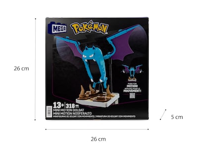 Foto 3 | Minifigura de Golbat Mega Bloks Pokémon con Movimiento
