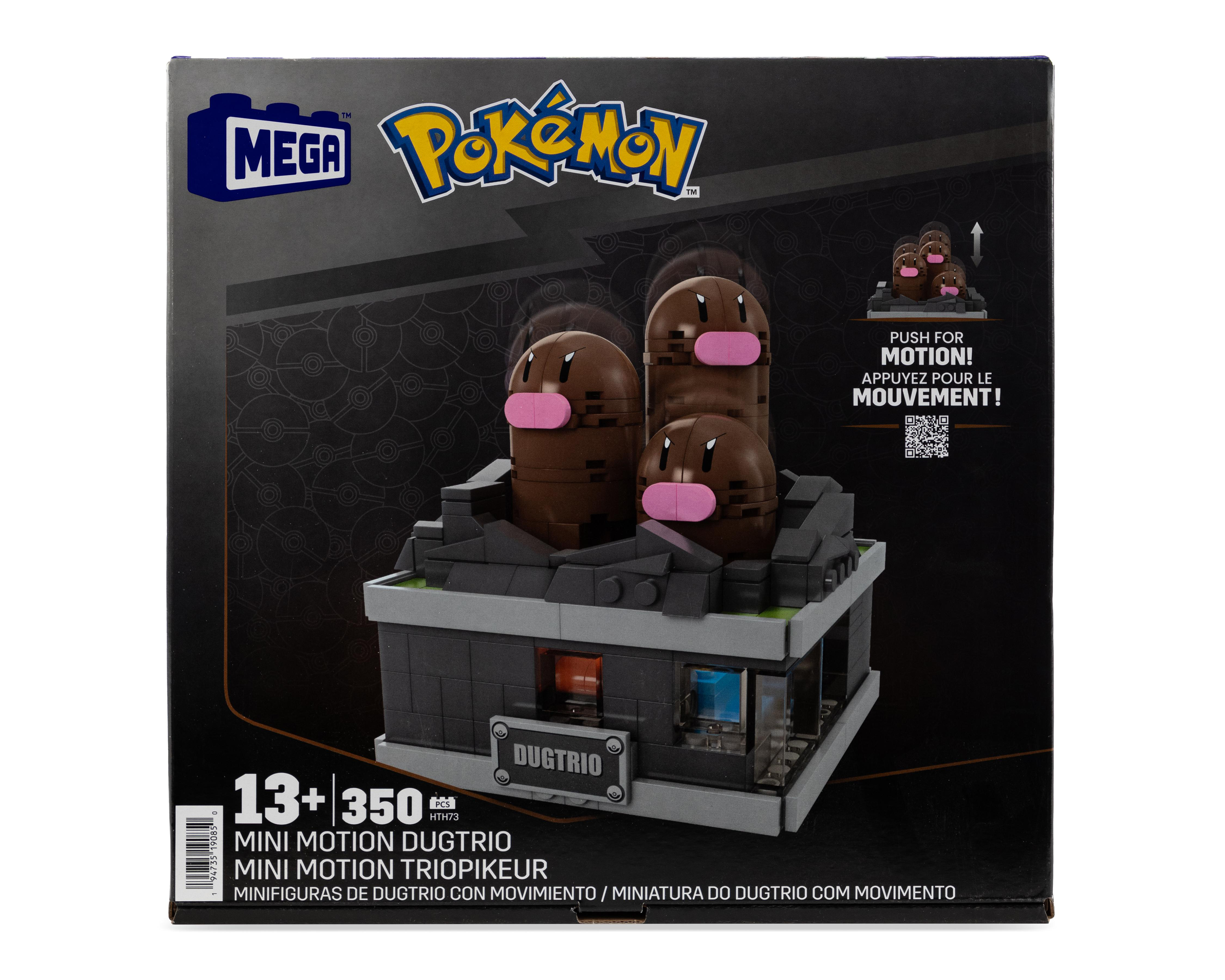 Minifigura de Dugtrio Mega Bloks Pokémon con Movimiento