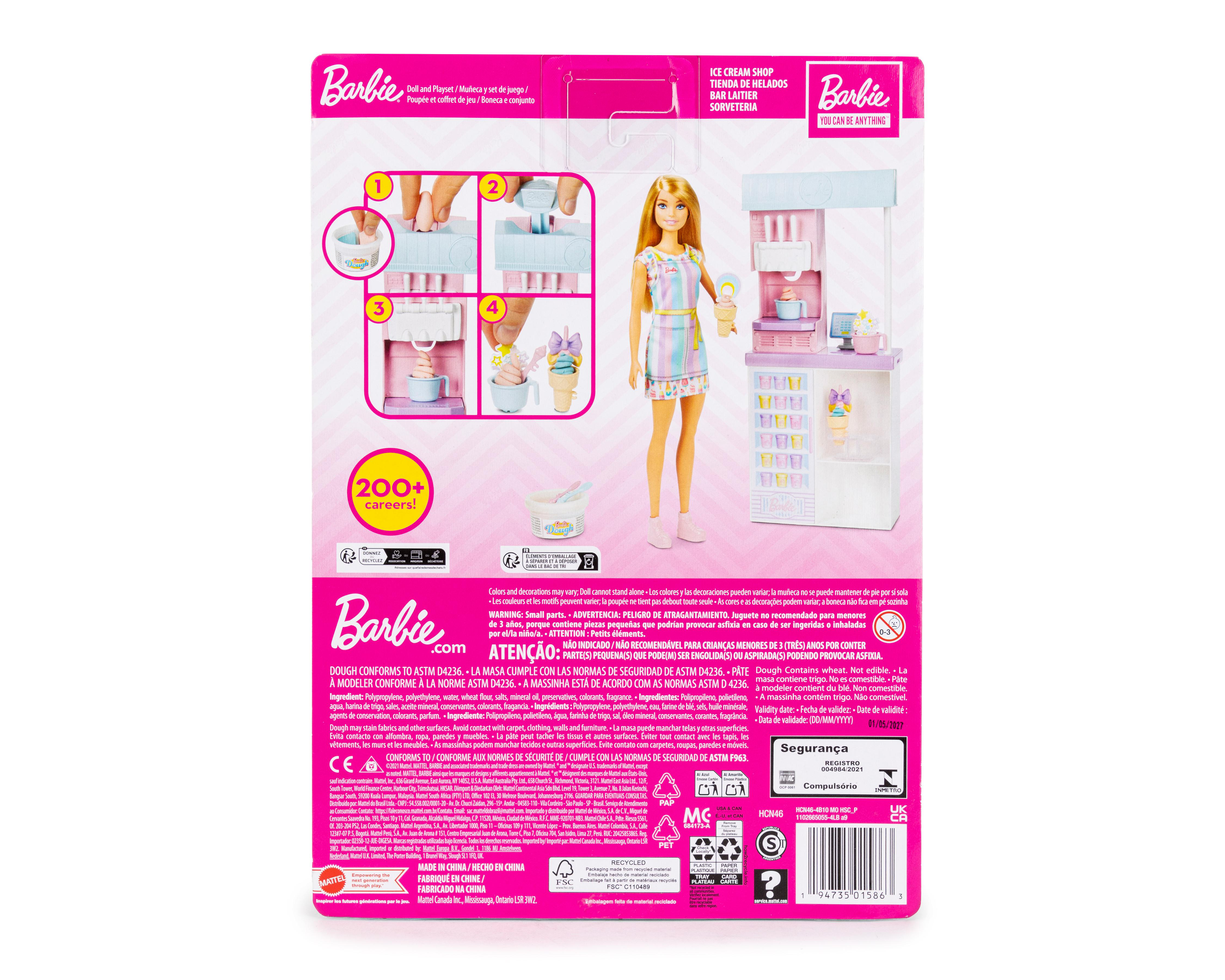 Foto 3 pulgar | Muñeca Barbie Tienda de Helados