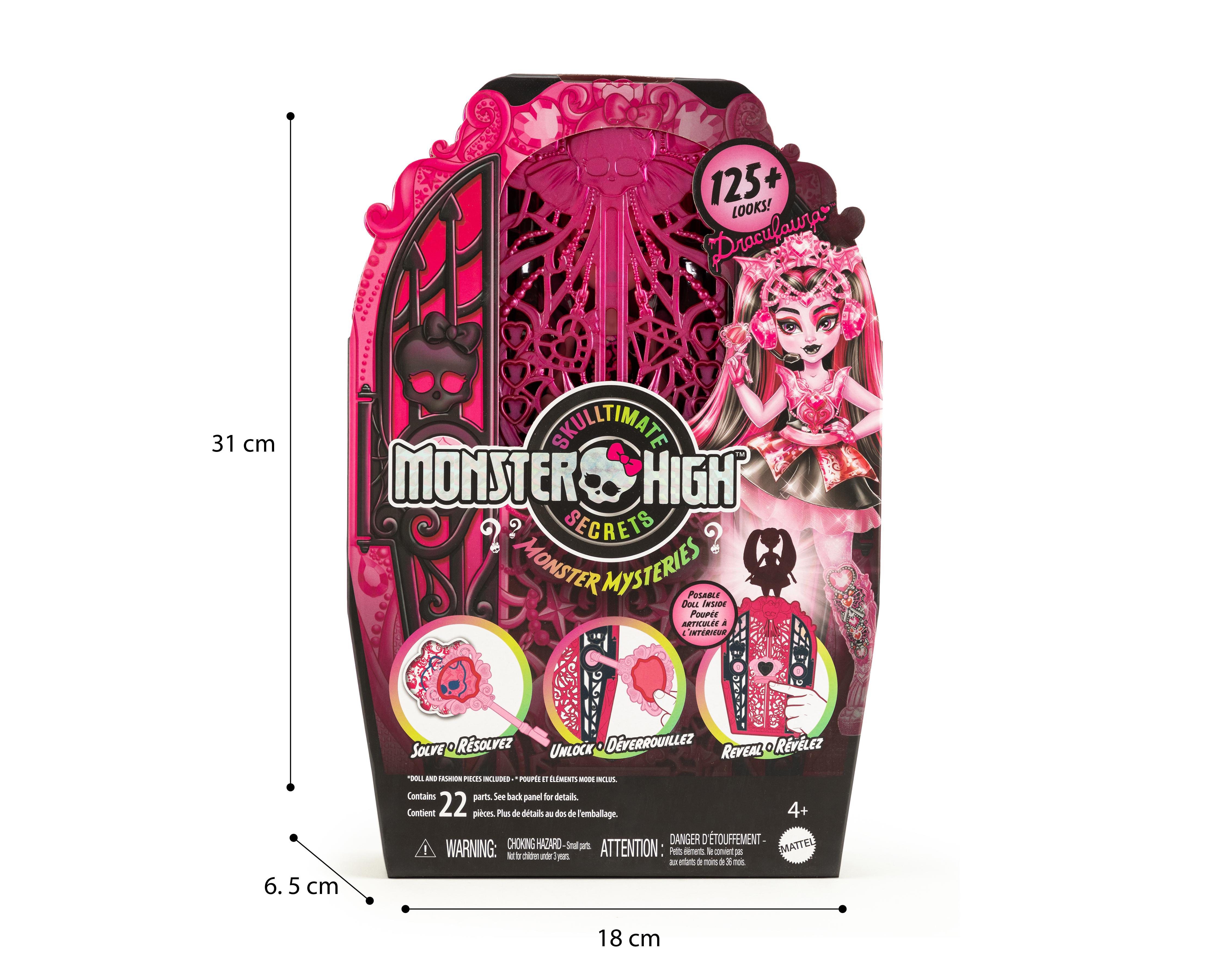 Foto 3 | Draculaura Monster High Skulltimate Secrets