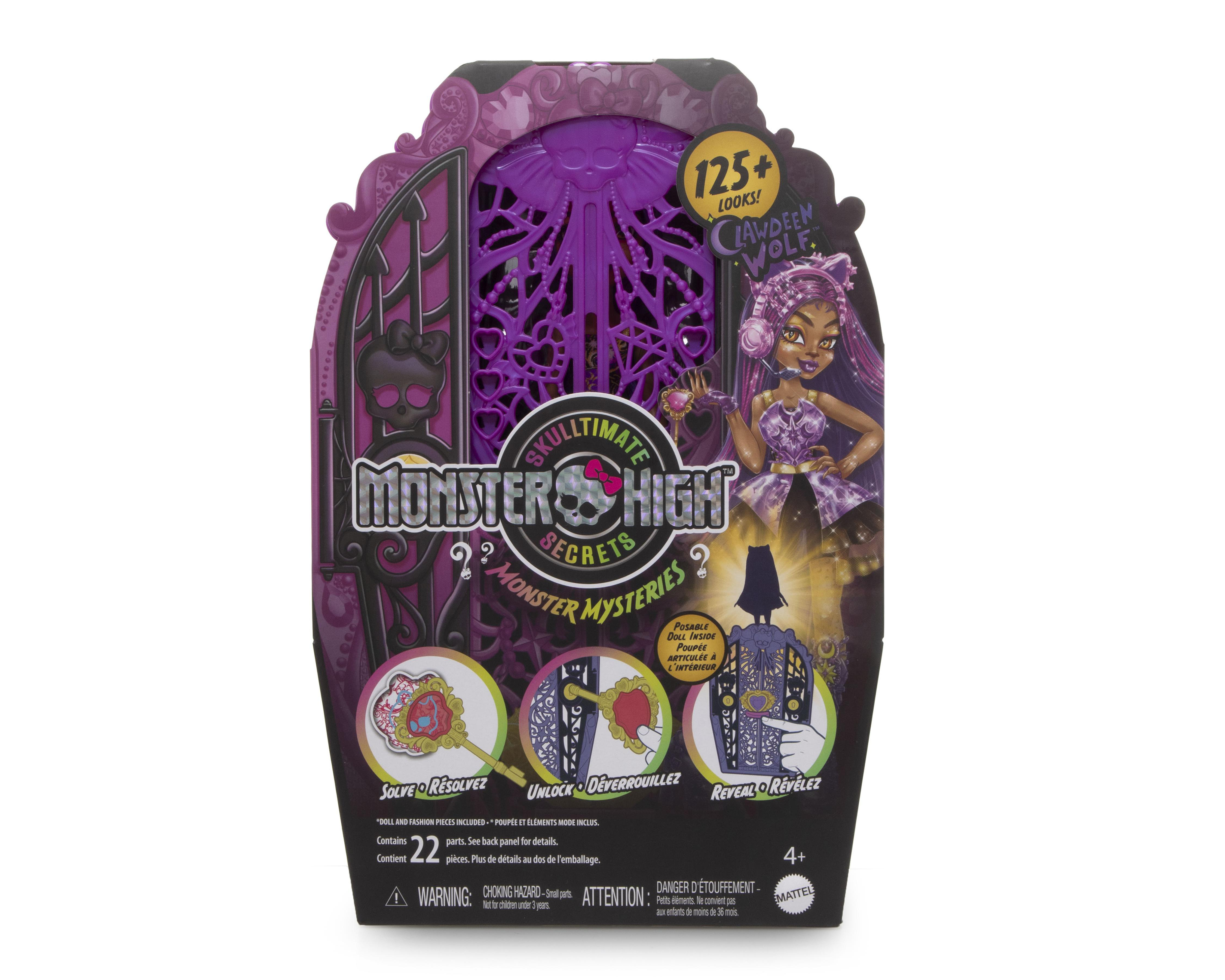 Foto 6 pulgar | Clawdeen Wolf Monster High Skulltimate Secrets Monster Mysteries