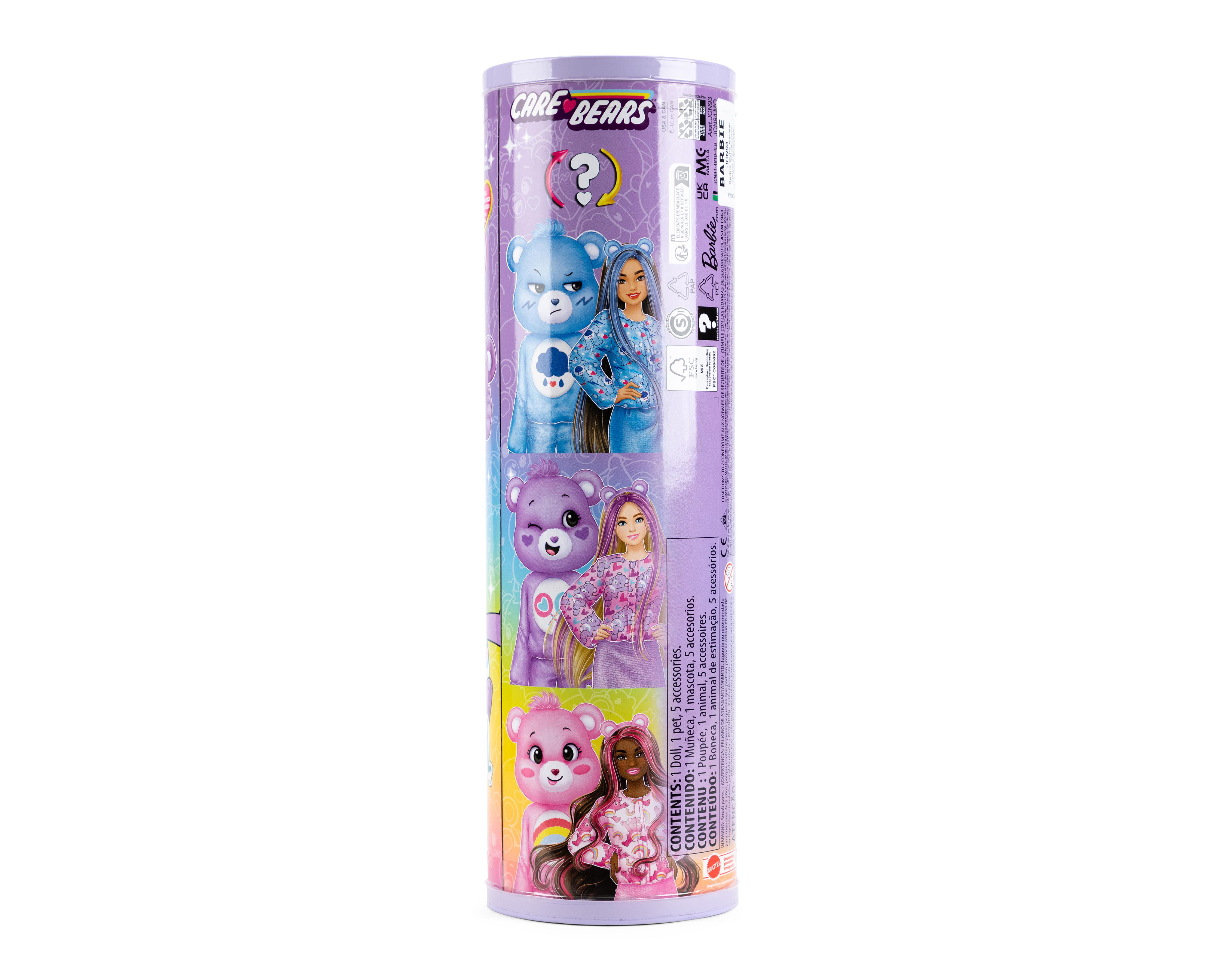 Foto 3 pulgar | Muñeca Barbie Cutie Reveal Care Bears 1 Pieza al Azar