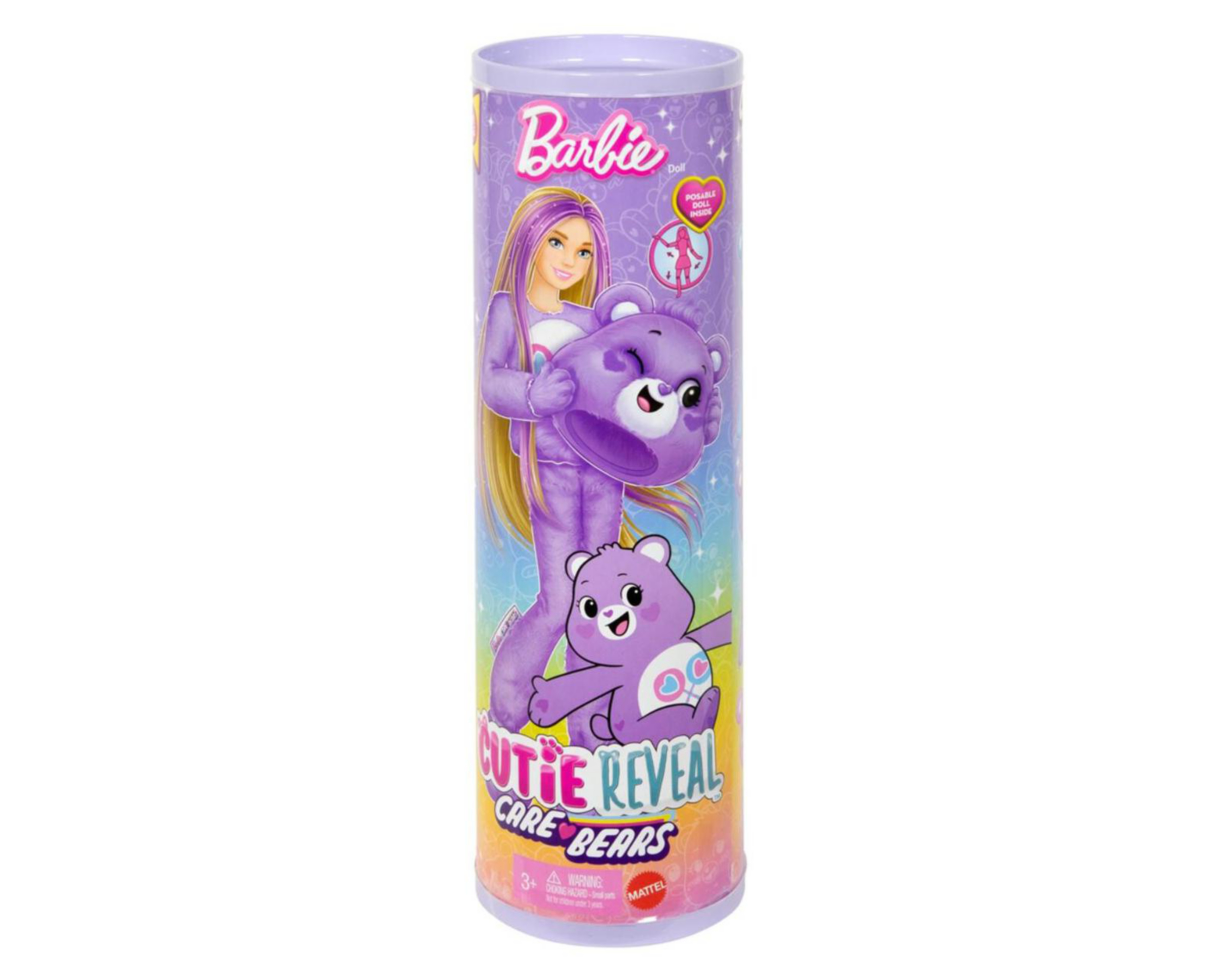 Foto 7 pulgar | Muñeca Barbie Cutie Reveal Care Bears 1 Pieza al Azar