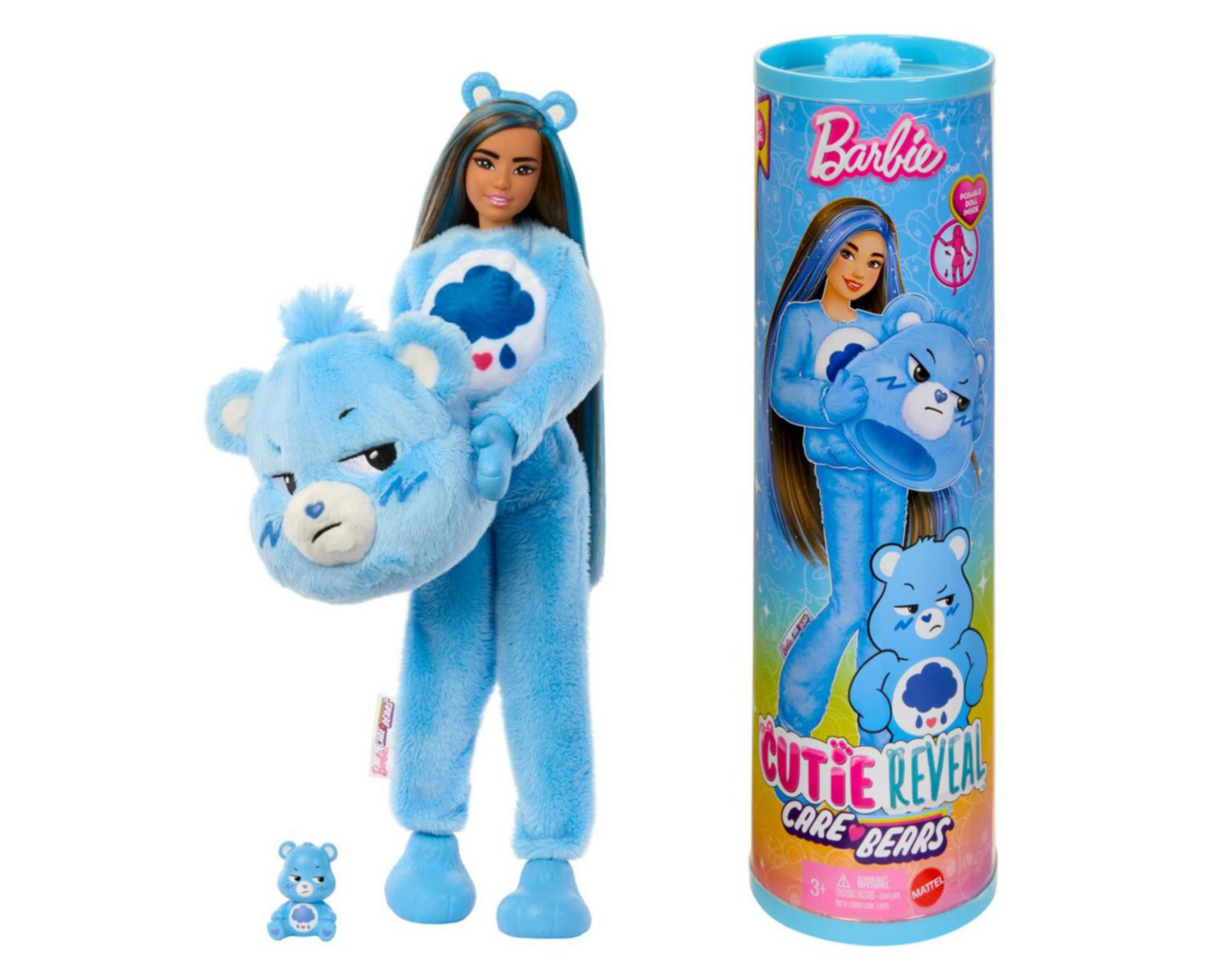 Foto 8 pulgar | Muñeca Barbie Cutie Reveal Care Bears 1 Pieza al Azar
