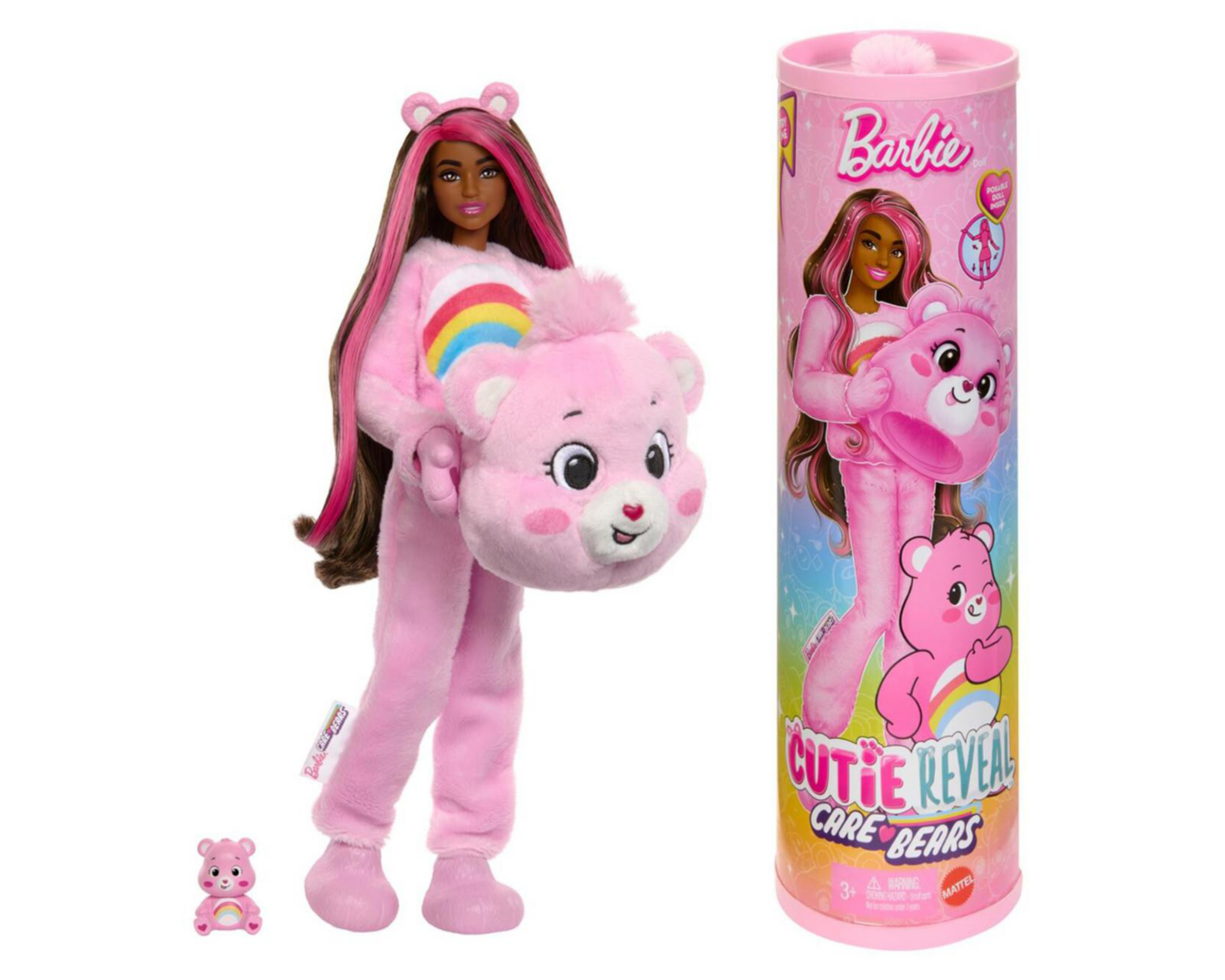 Foto 9 pulgar | Muñeca Barbie Cutie Reveal Care Bears 1 Pieza al Azar