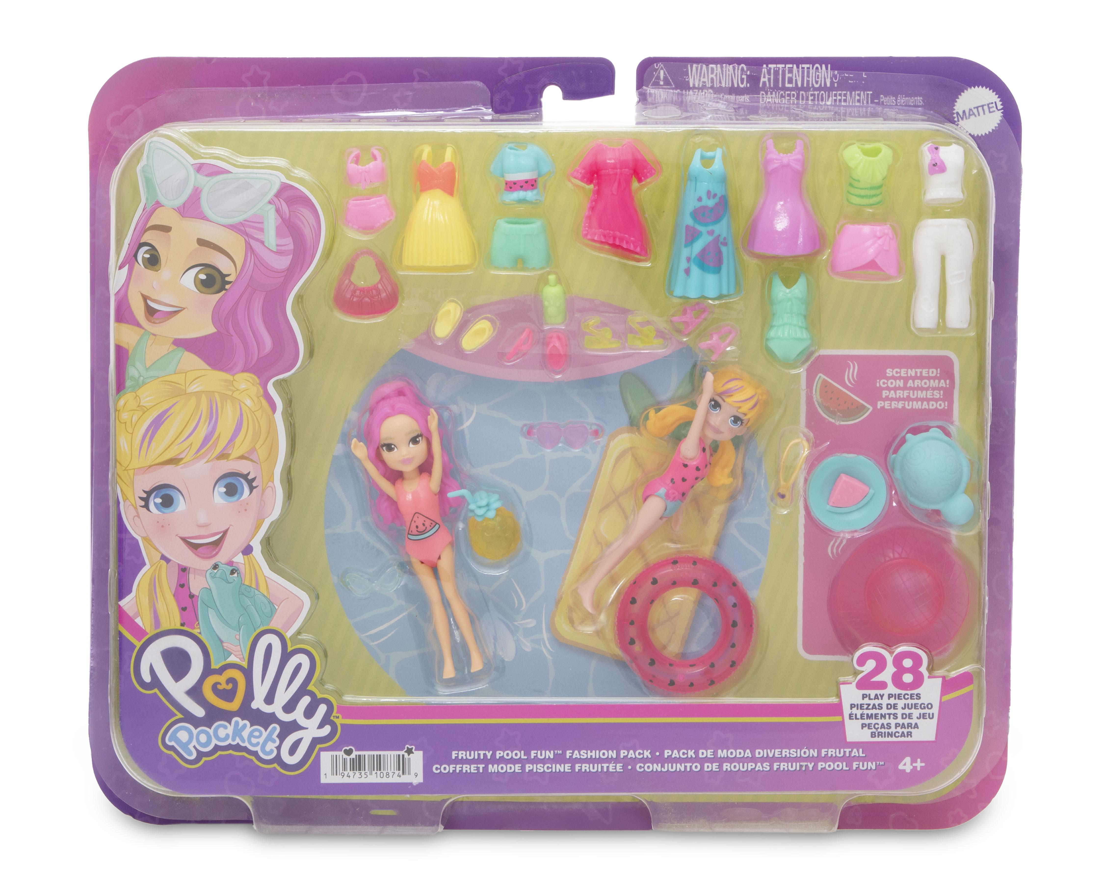 Foto 1 | Polly Pocket Modas Diversión de Playa Tropical