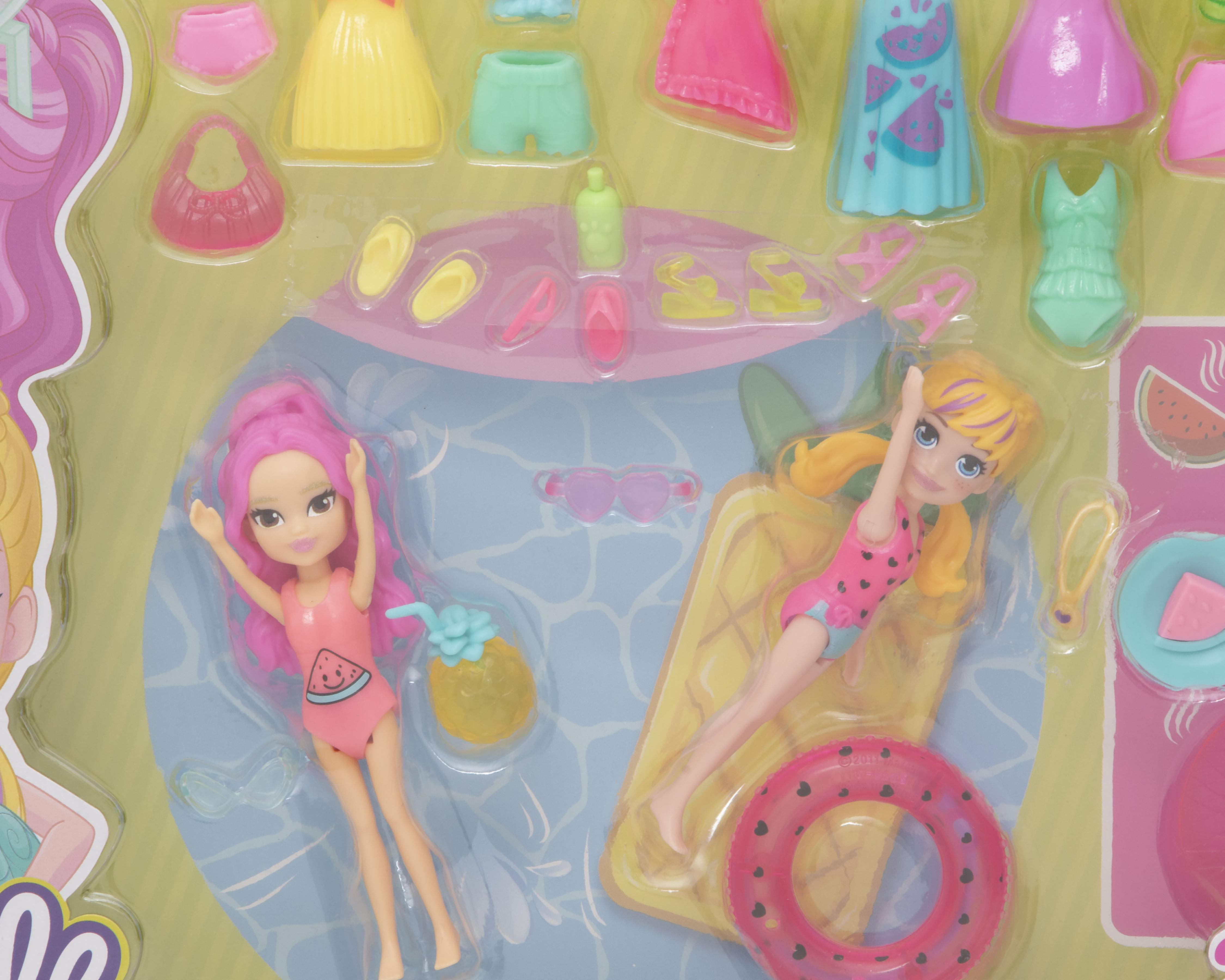 Foto 4 pulgar | Polly Pocket Modas Diversión de Playa Tropical
