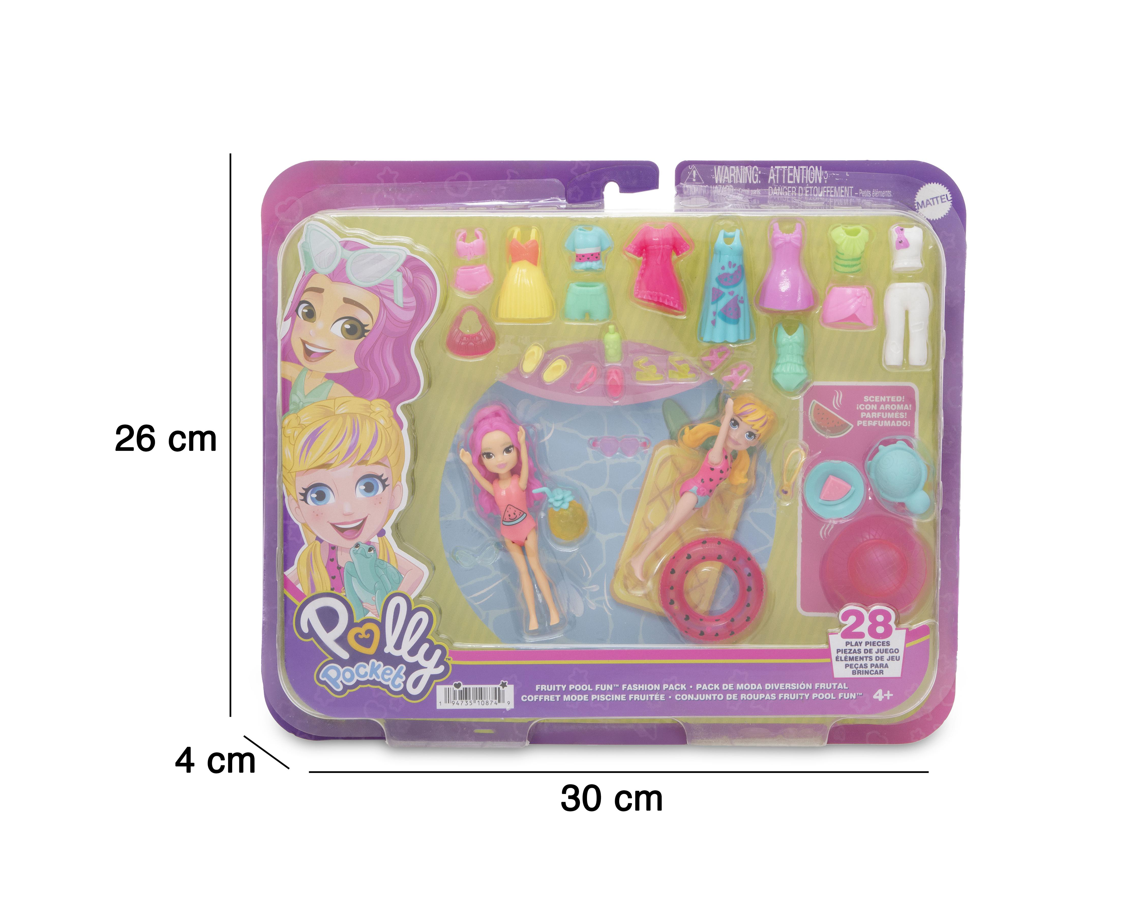 Foto 5 pulgar | Polly Pocket Modas Diversión de Playa Tropical