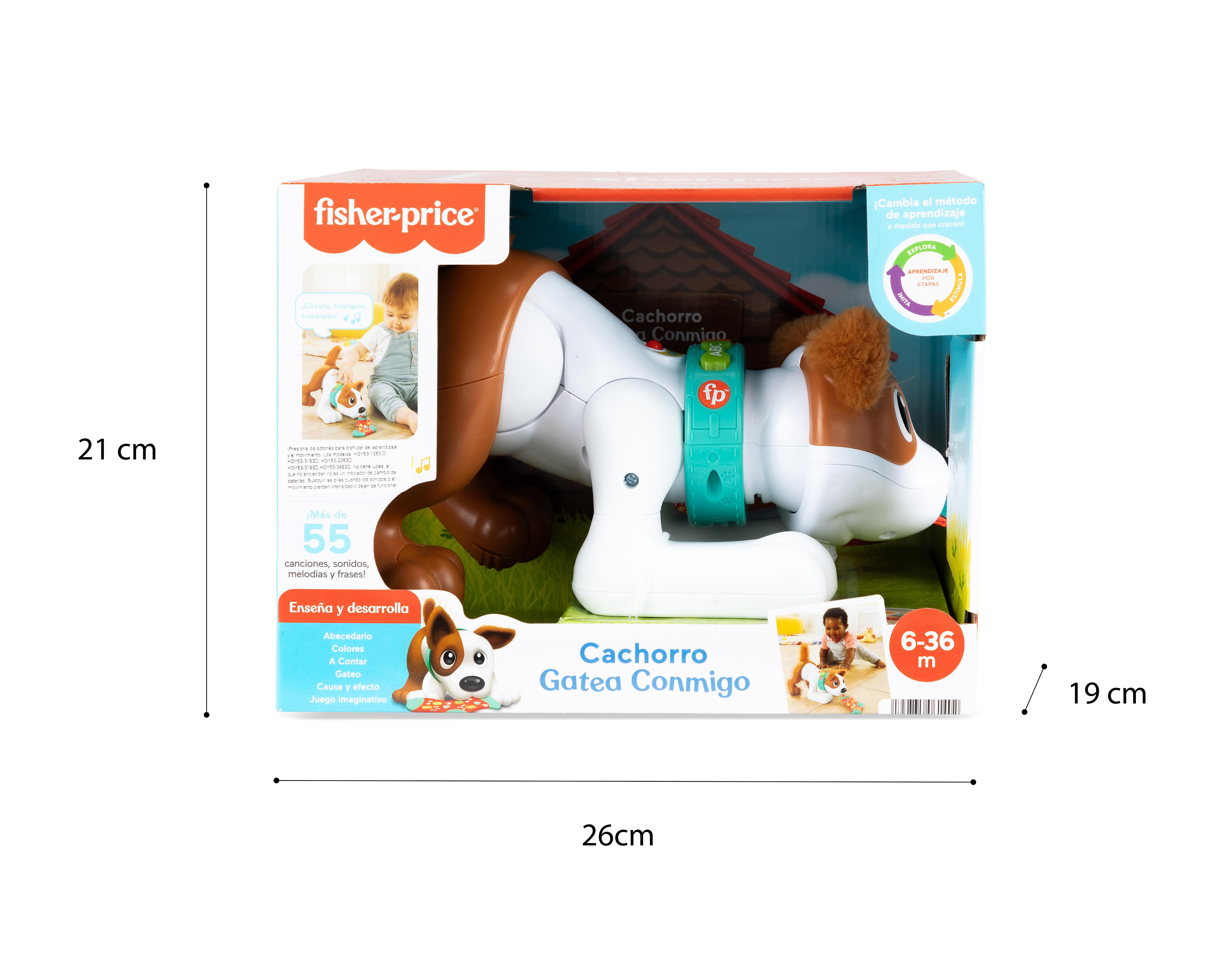 Foto 4 pulgar | Cachorro Gatea Conmigo Fisher-Price