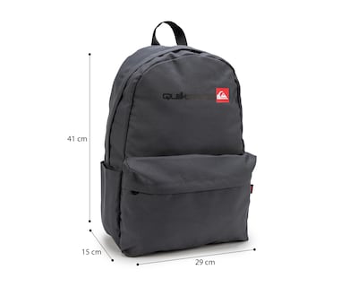 Foto 7 | Mochila Escolar Quiksilver Gris