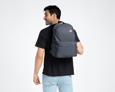 Foto 8 | Mochila Escolar Quiksilver Gris