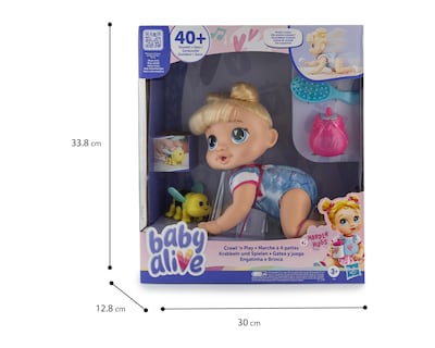 Foto 3 | Muñeca Baby Alive Gatea y Juega