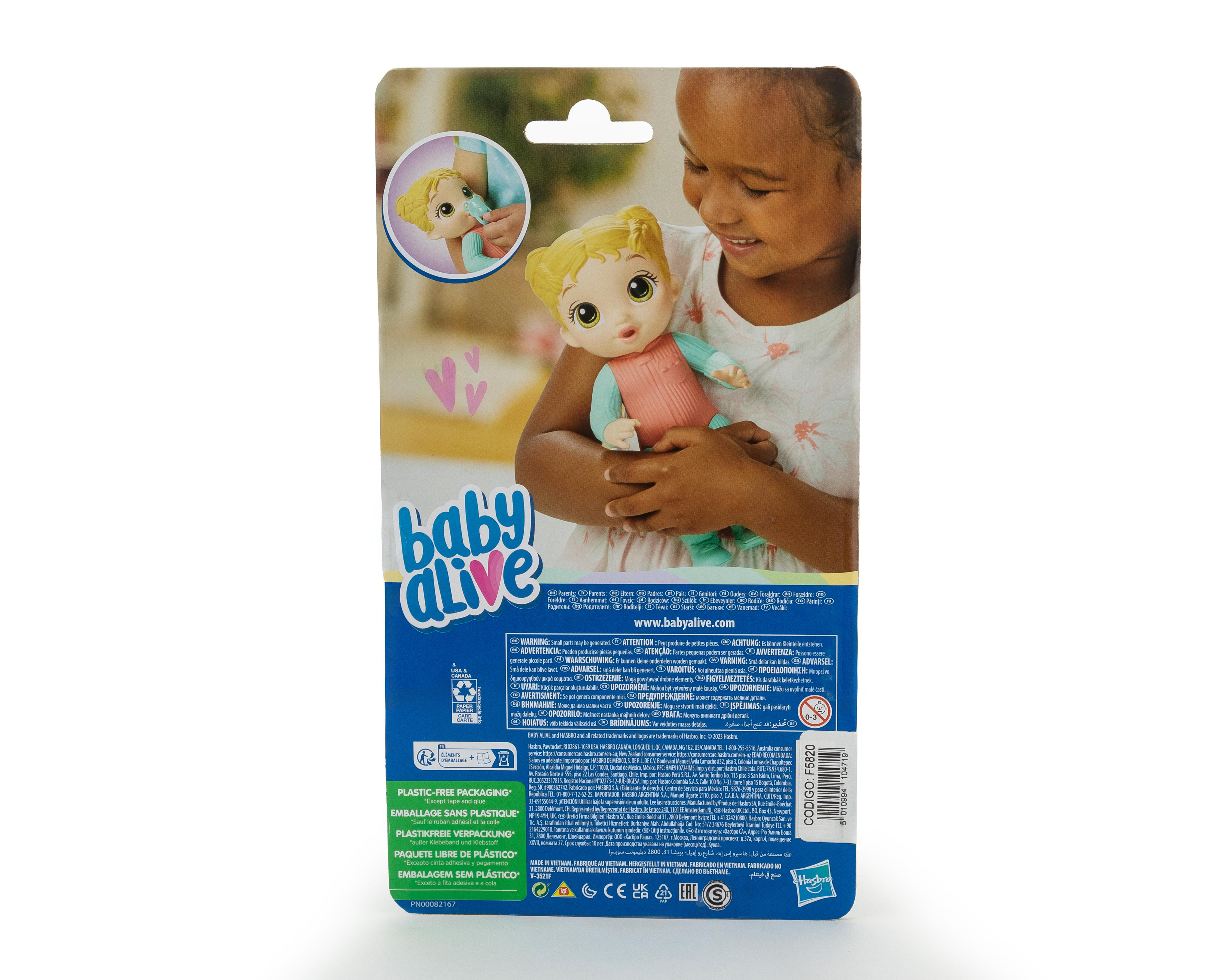 Foto 2 | Muñeca Baby Alive Sueños y Abrazos