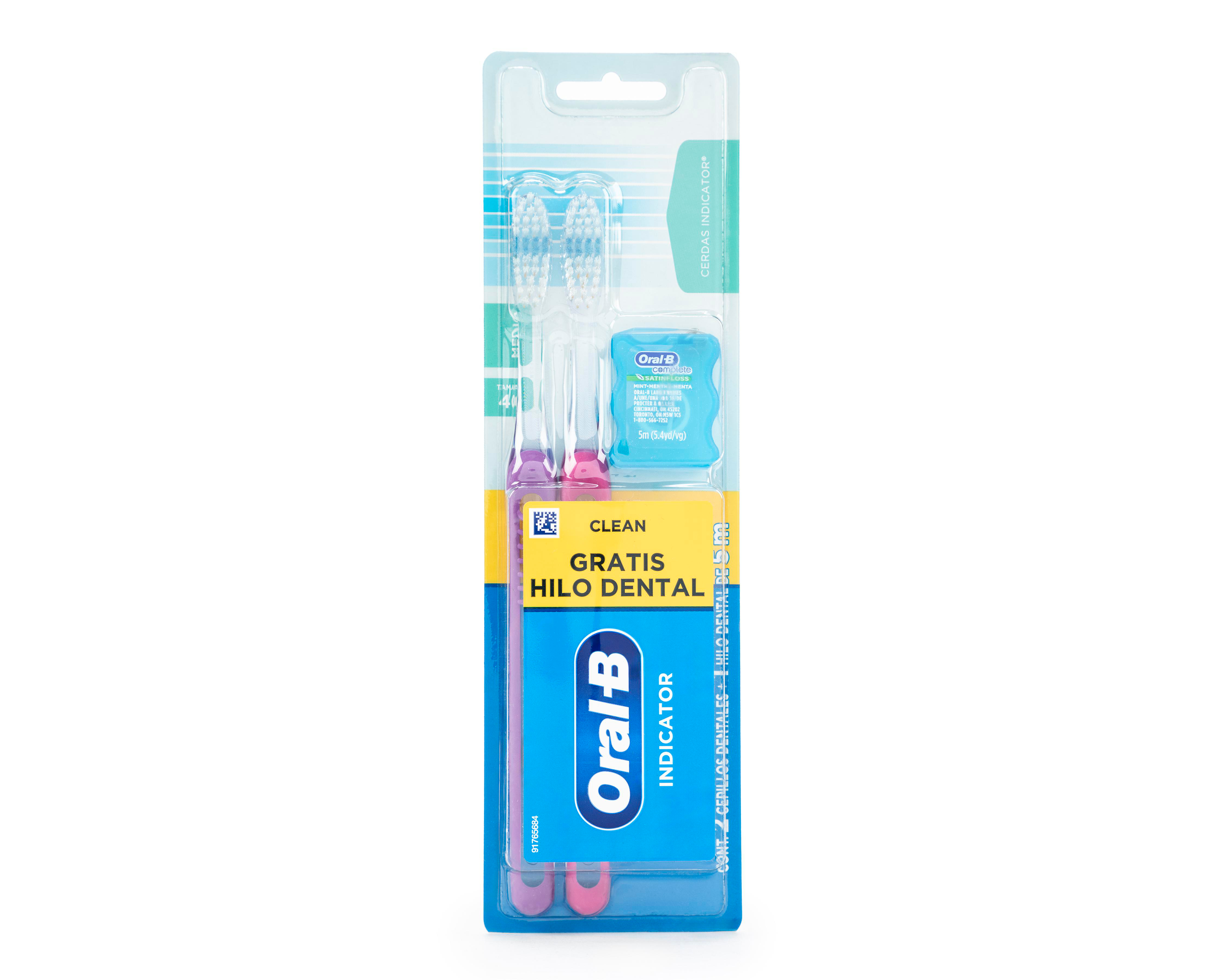 Cepillo de Dientes con Hilo Dental Oral-B 3 Piezas