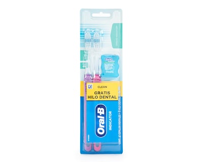 Foto 1 | Cepillo de Dientes con Hilo Dental Oral-B 3 Piezas