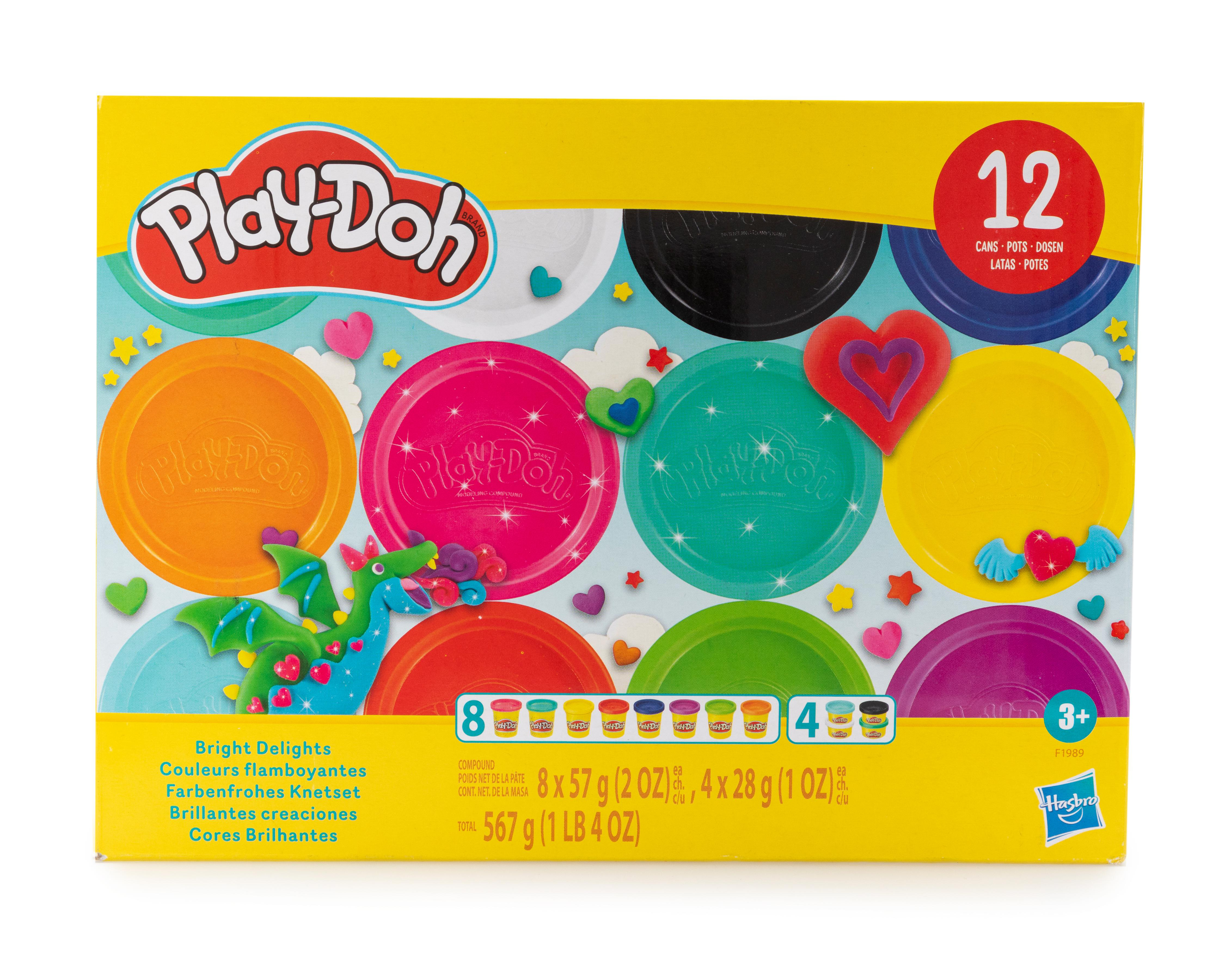 Foto 2 pulgar | Brillantes Creaciones Play-Doh 12 Piezas