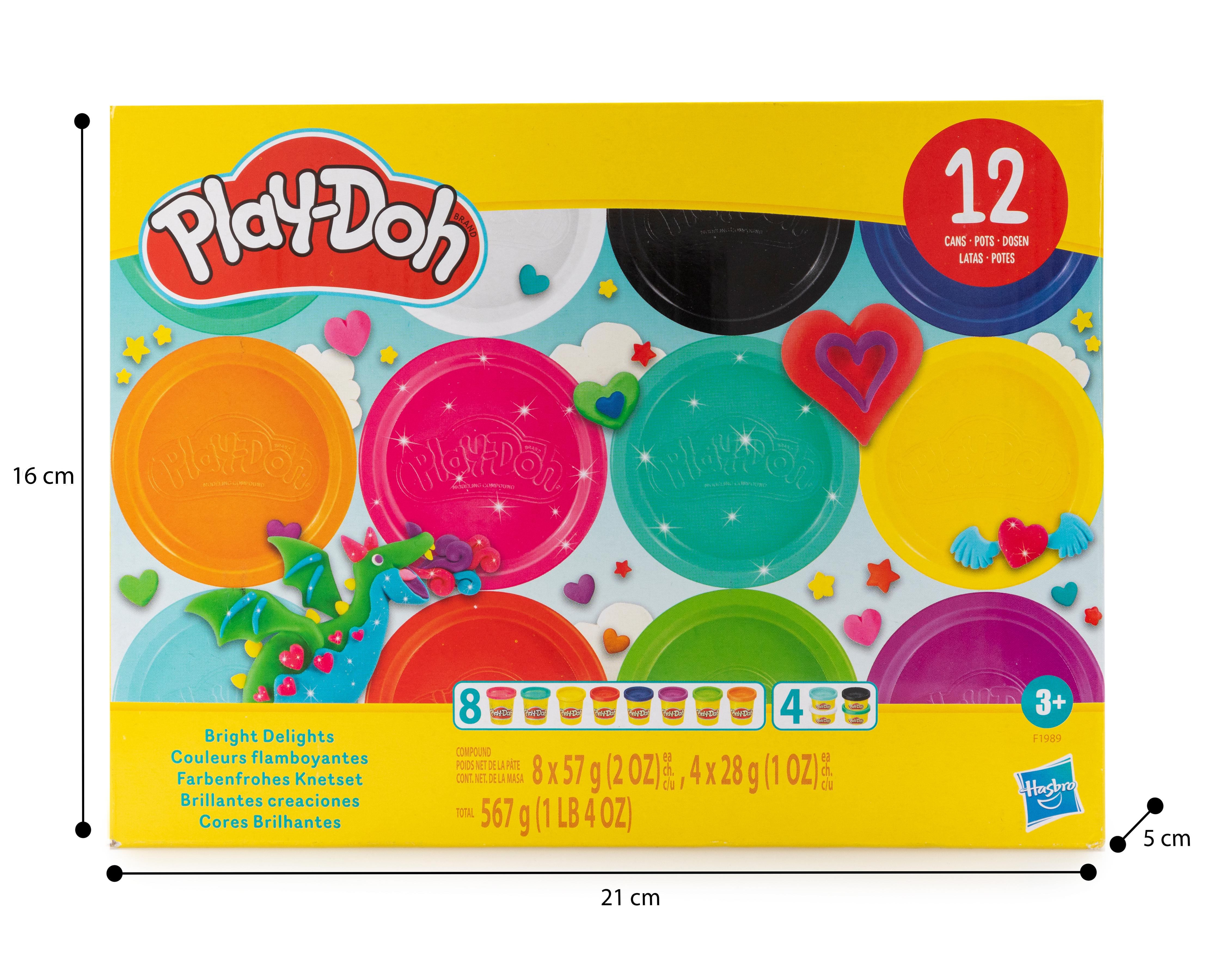 Foto 4 pulgar | Brillantes Creaciones Play-Doh 12 Piezas