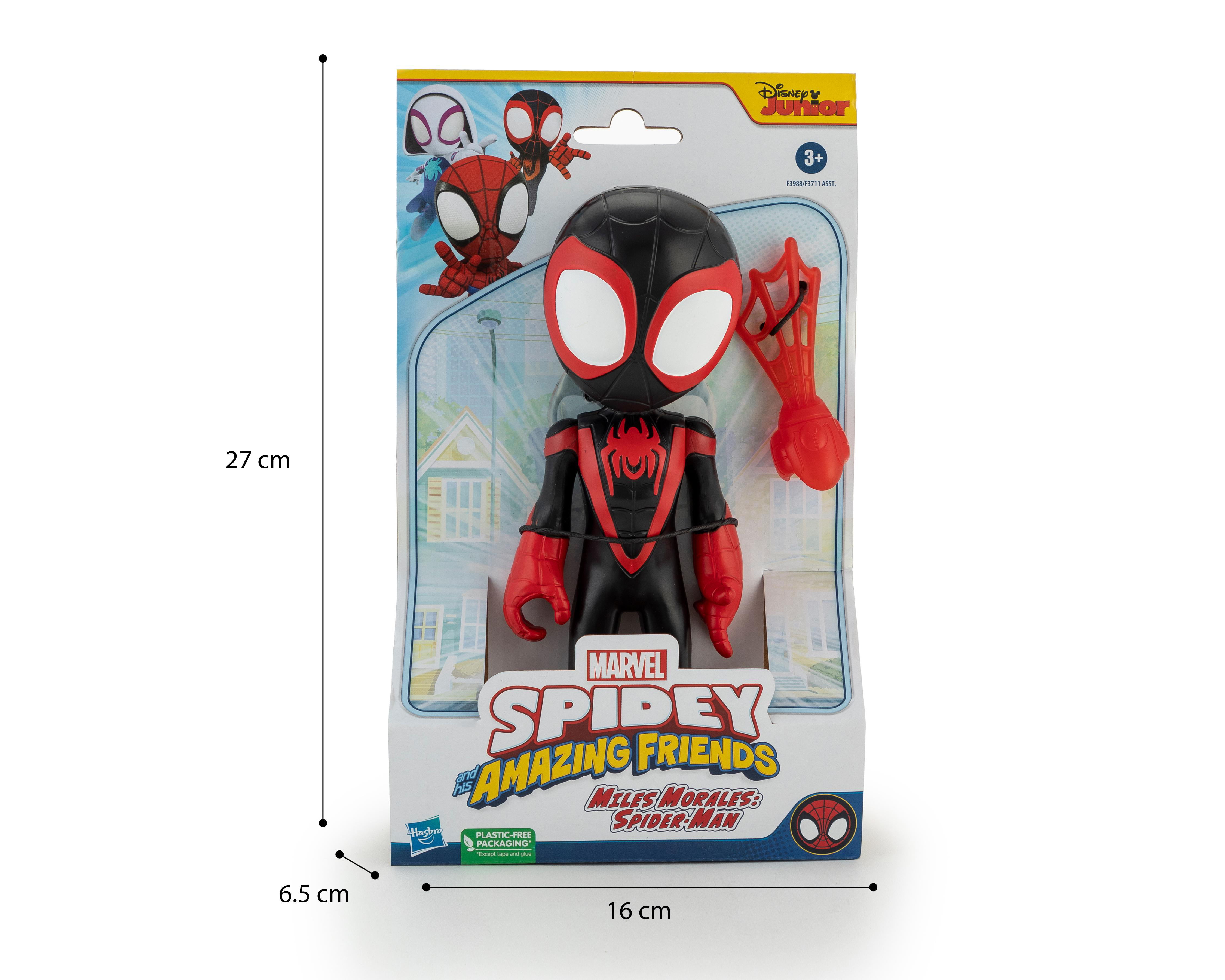 Foto 4 pulgar | Miles Morales: Spider-Man Figura de Acción Marvel Amazing Friends