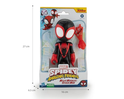 Foto 3 | Miles Morales: Spider-Man Figura de Acción Marvel Amazing Friends