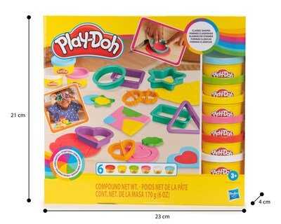 Foto 3 | Formas Clásicas Play-Doh 6 Piezas