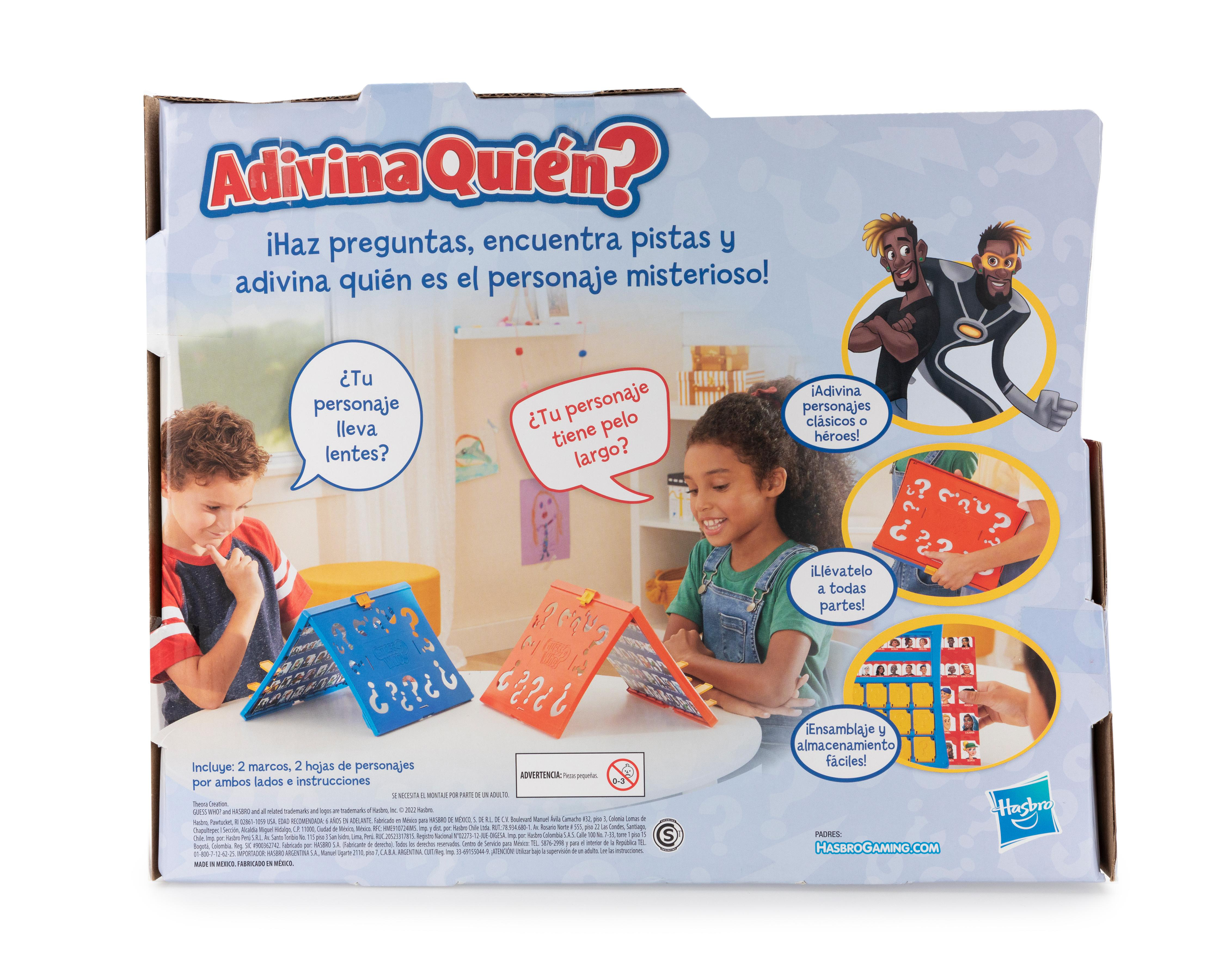 Foto 3 pulgar | Juego de Mesa Adivina Quién Hasbro