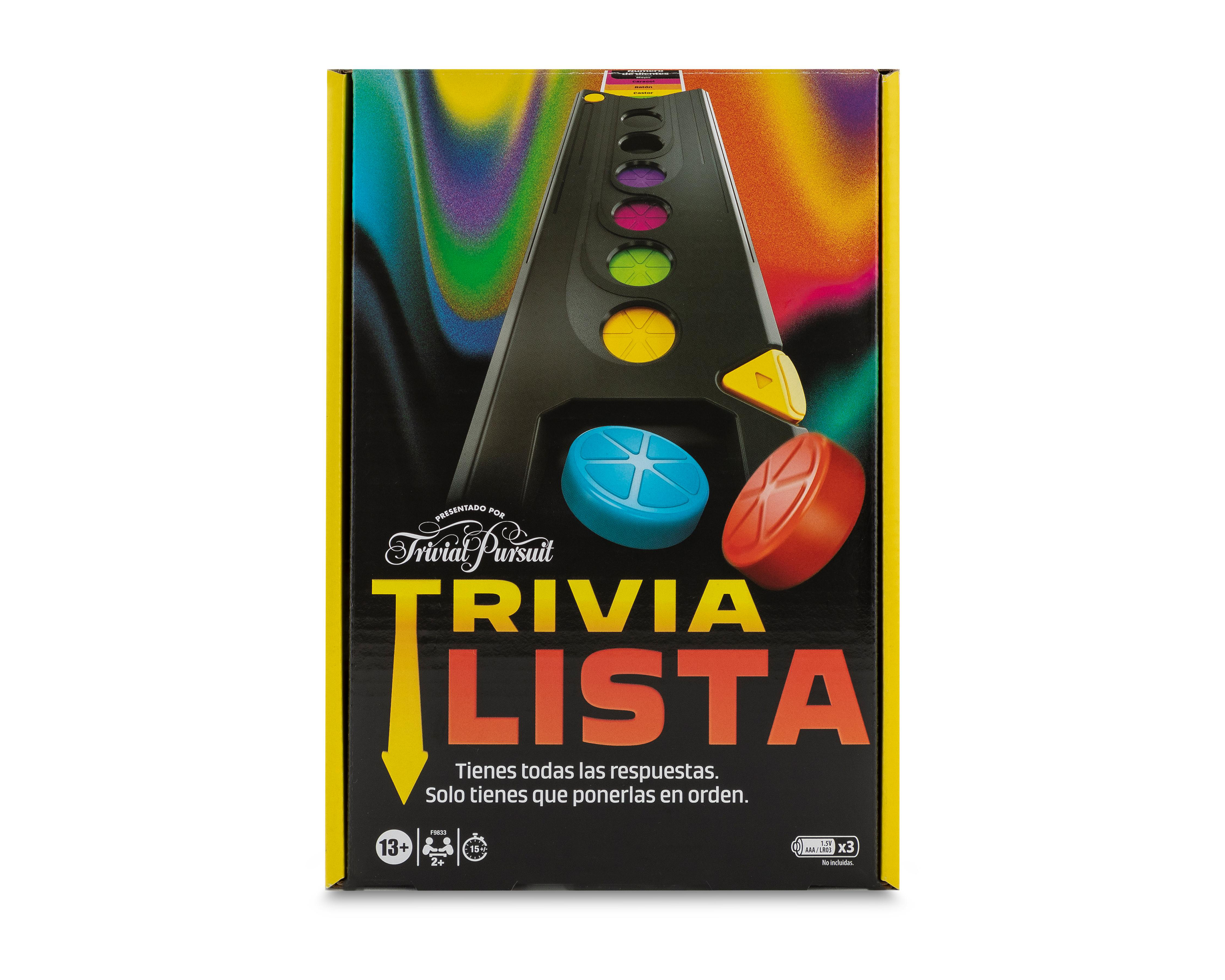 Juego de Mesa Trivia Lista Hasbro
