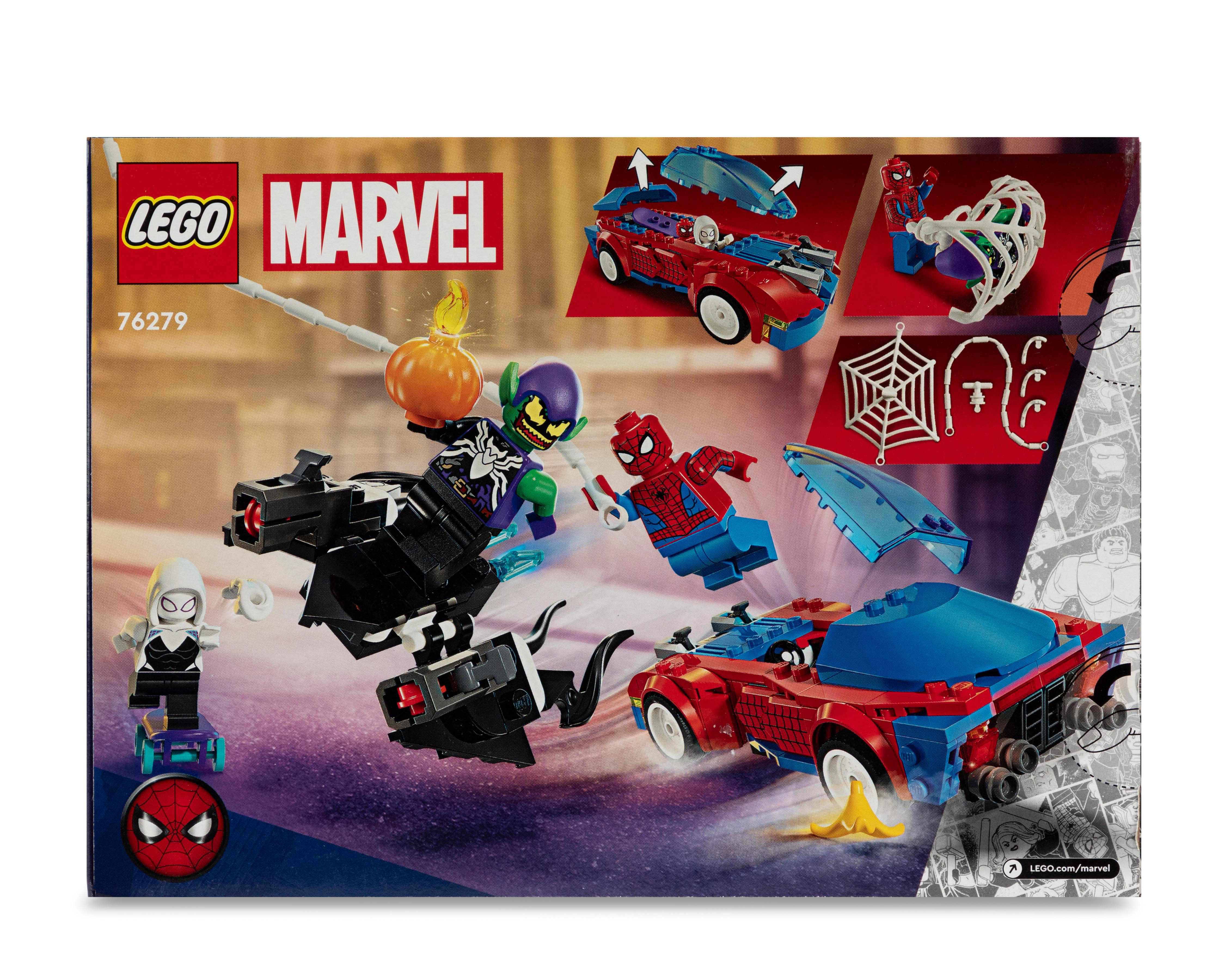 Foto 2 pulgar | LEGO Marvel: Coche de Carreras de Spider-Man y Duende Verde