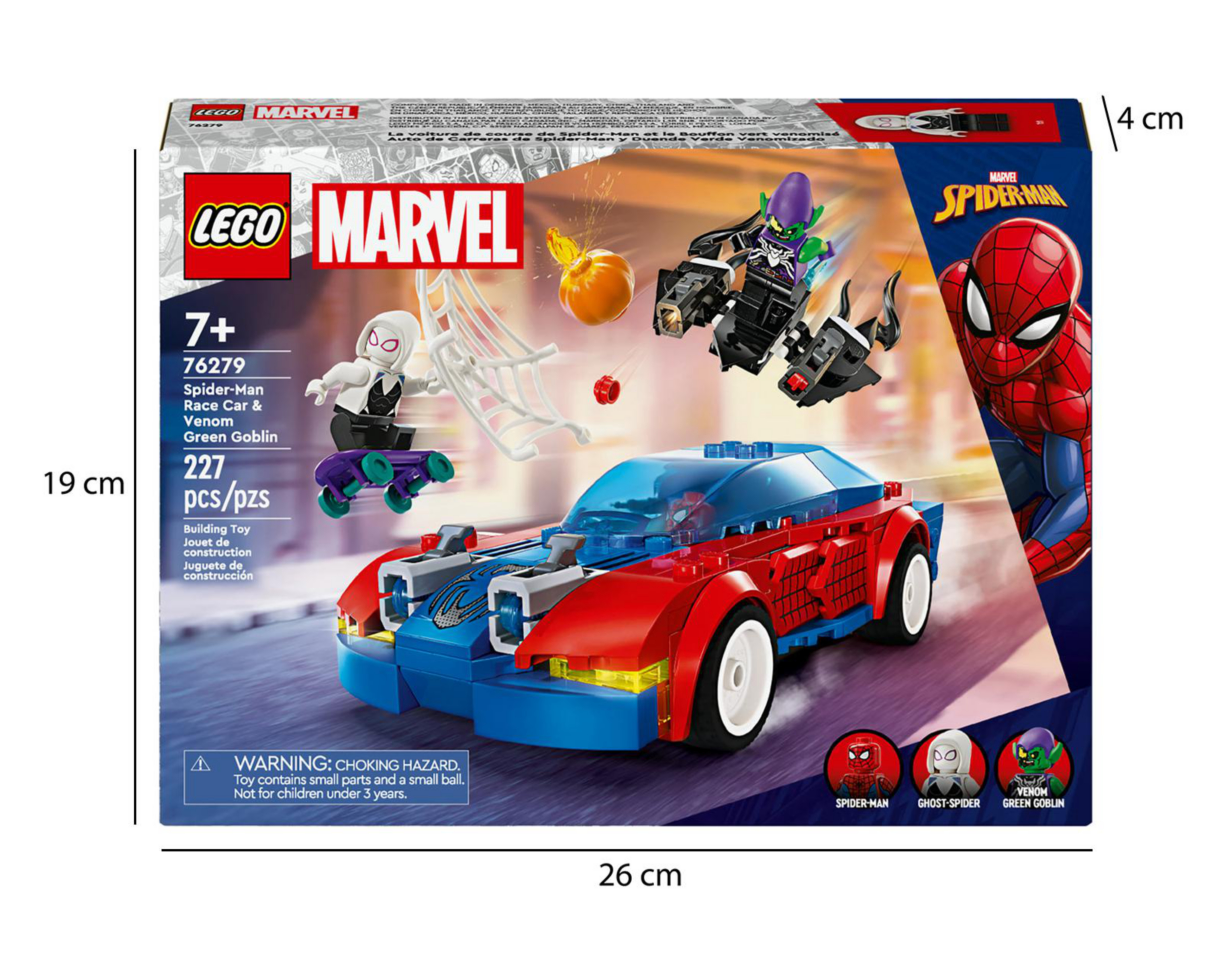 Foto 11 pulgar | LEGO Marvel: Coche de Carreras de Spider-Man y Duende Verde