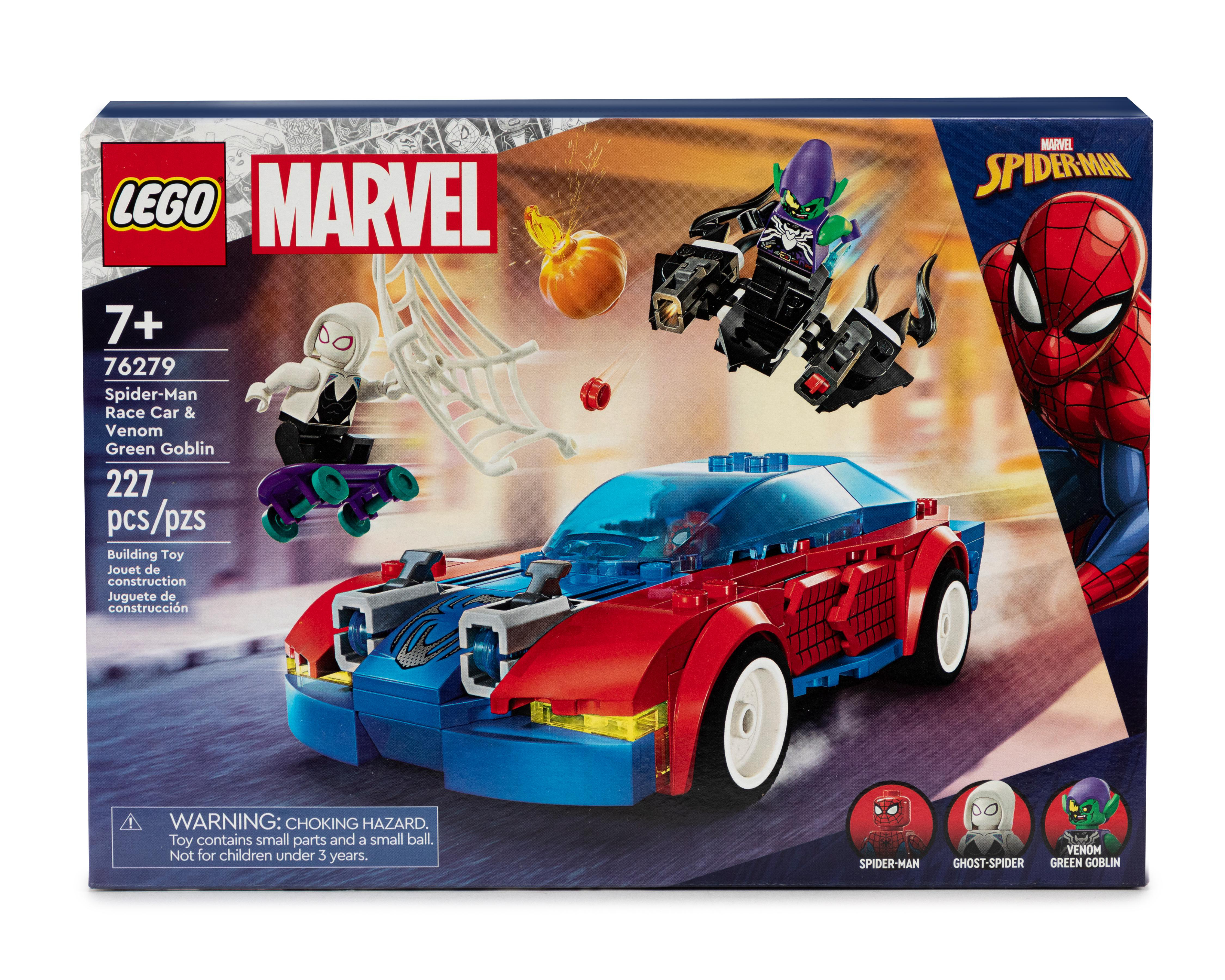 Foto 3 pulgar | LEGO Marvel: Coche de Carreras de Spider-Man y Duende Verde