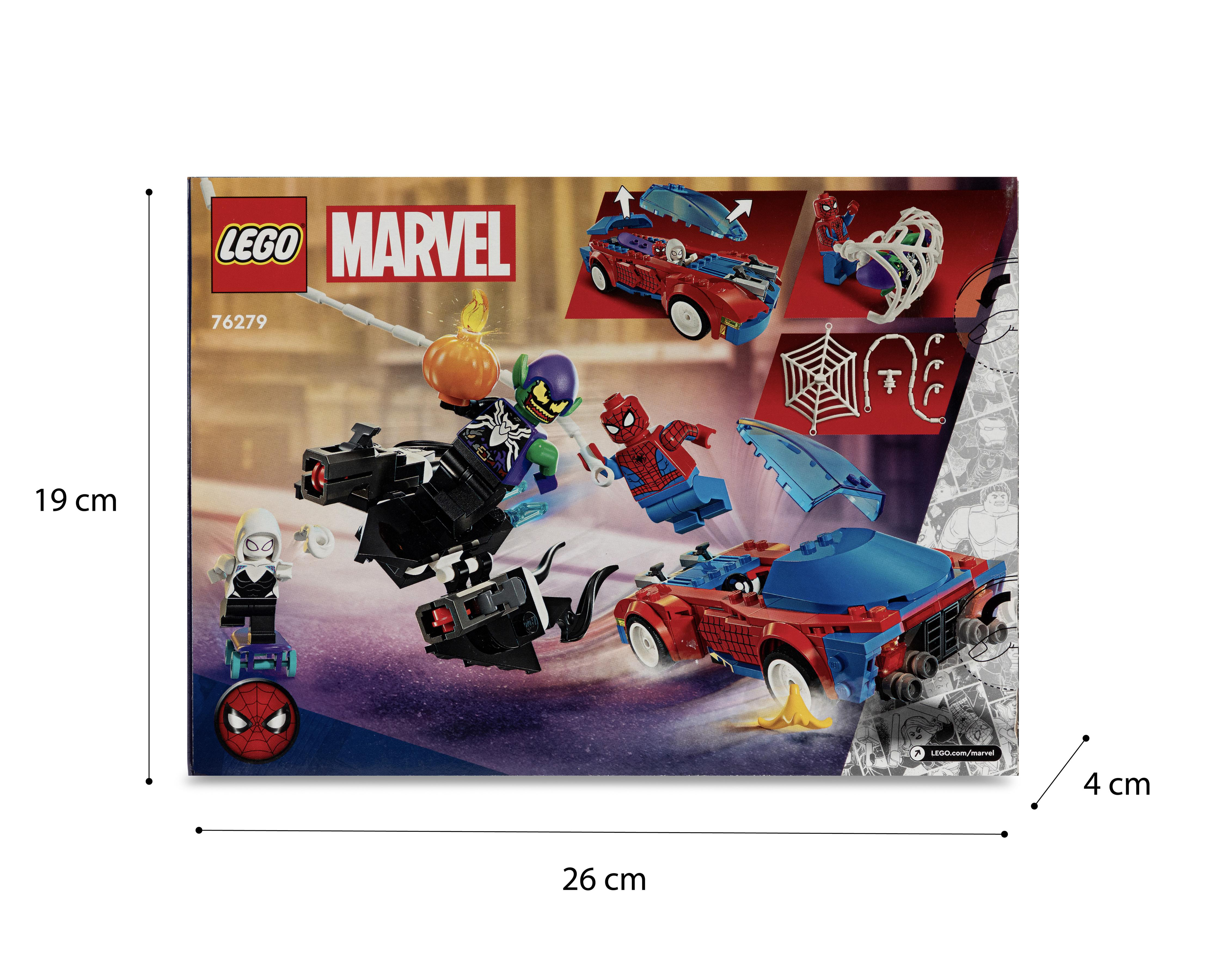 Foto 4 pulgar | LEGO Marvel: Coche de Carreras de Spider-Man y Duende Verde