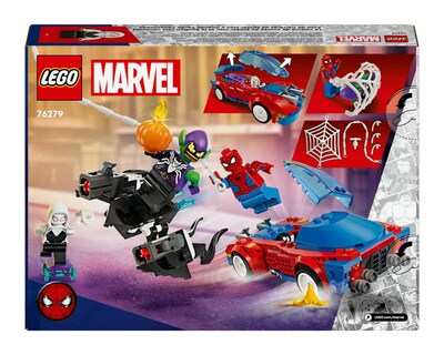 Foto 9 | LEGO Marvel: Coche de Carreras de Spider-Man y Duende Verde