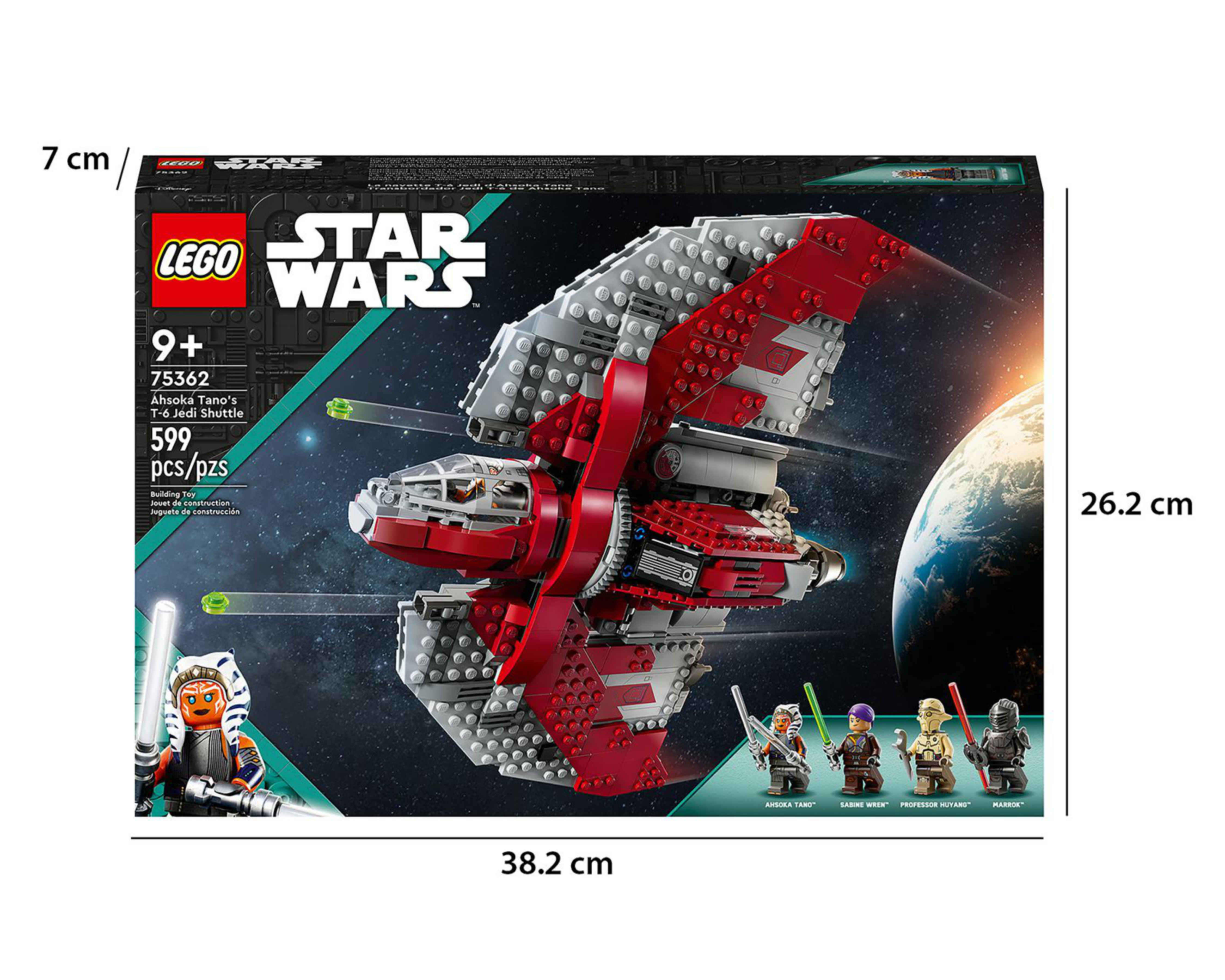 Foto 11 pulgar | LEGO Star Wars: Lanzadera Jedi T-6 de Ahsoka Tano