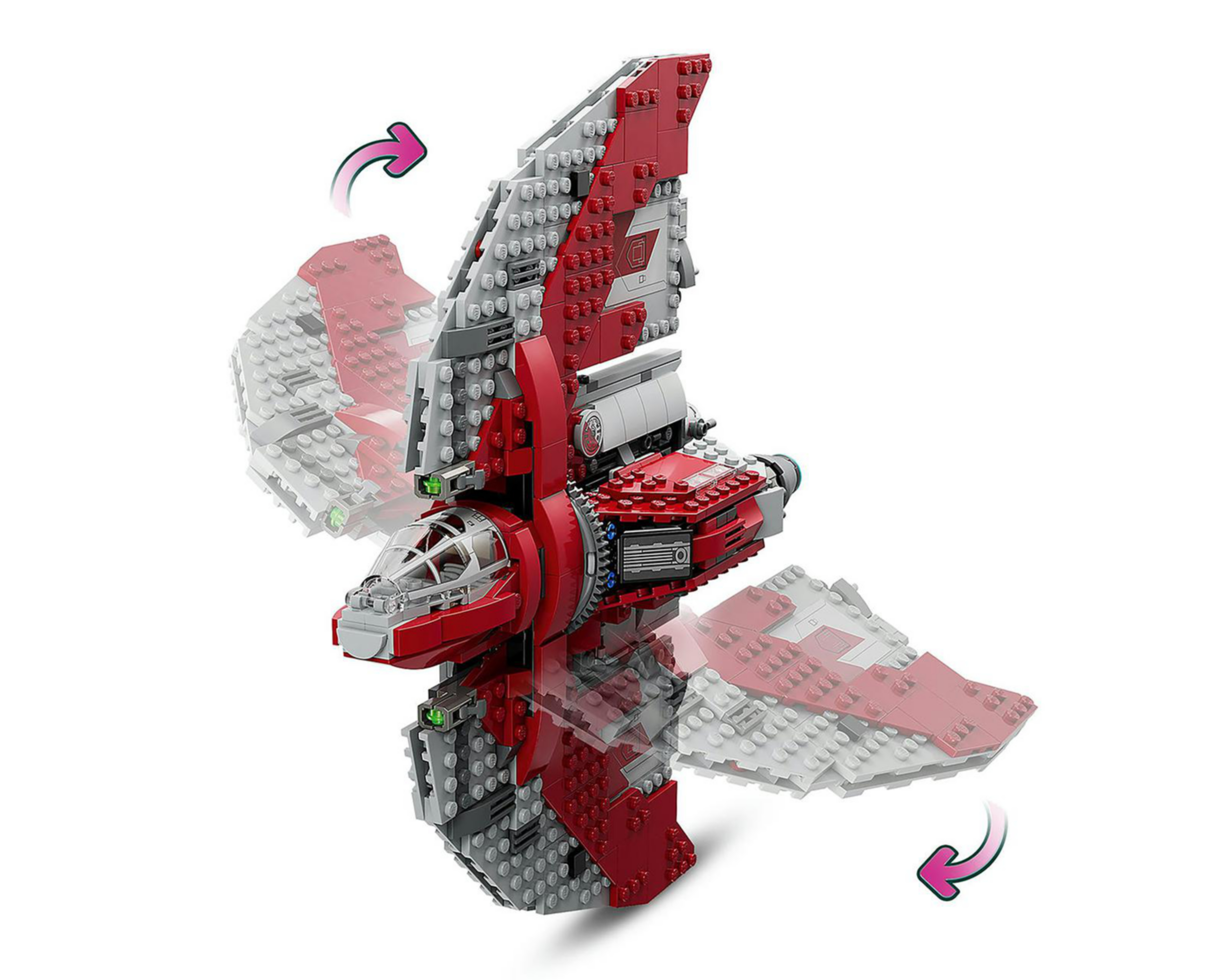 Foto 8 pulgar | LEGO Star Wars: Lanzadera Jedi T-6 de Ahsoka Tano