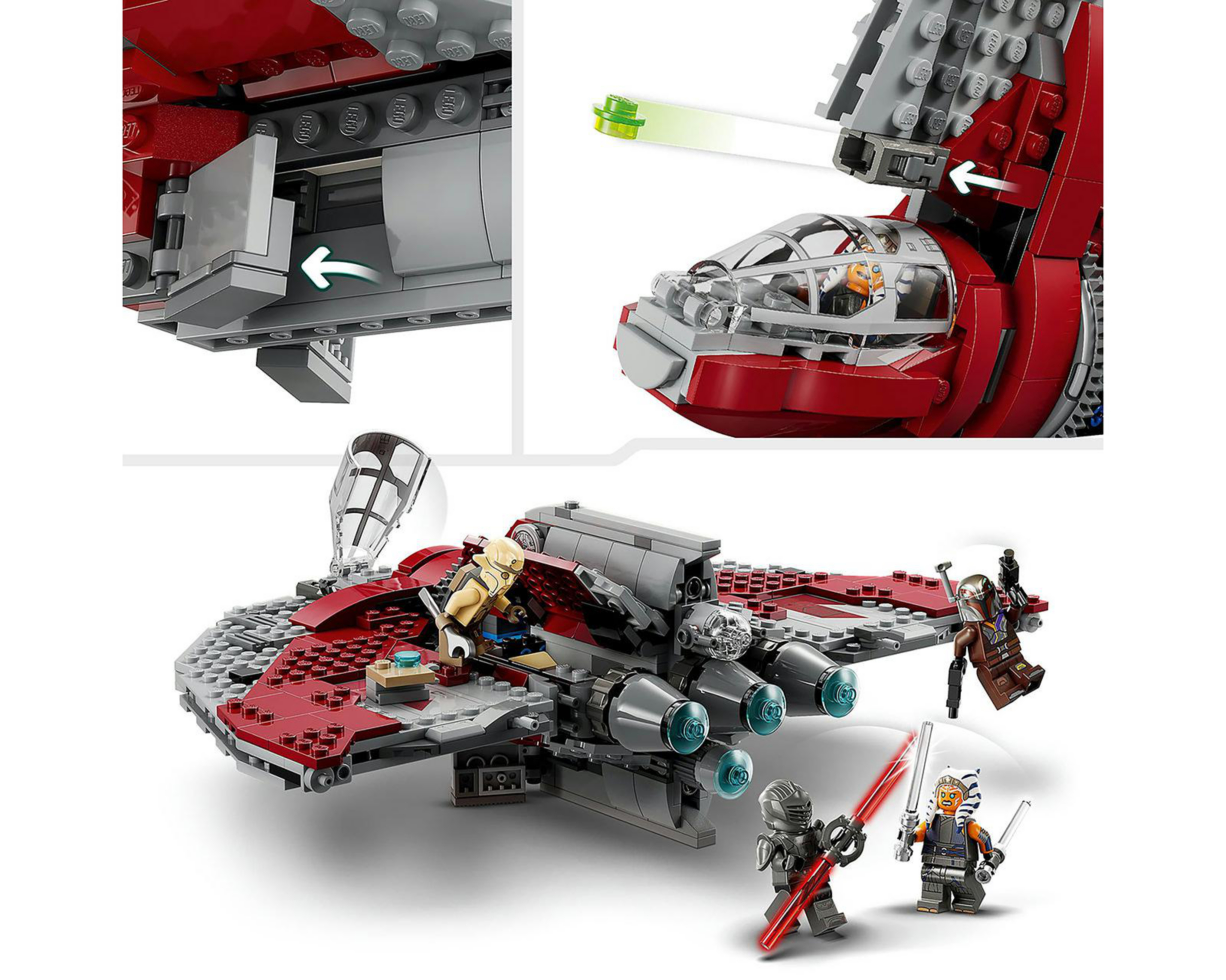 Foto 9 pulgar | LEGO Star Wars: Lanzadera Jedi T-6 de Ahsoka Tano